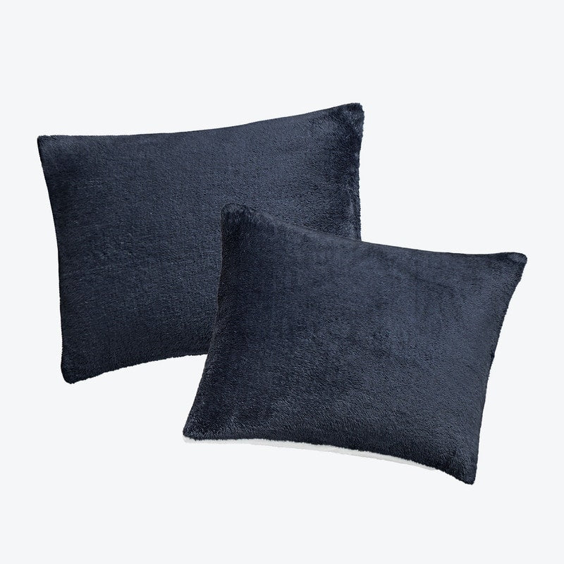 Swift Home Luxuriöses, wendbares Hochflor-Bettdeckenset aus Plüsch und Sherpa