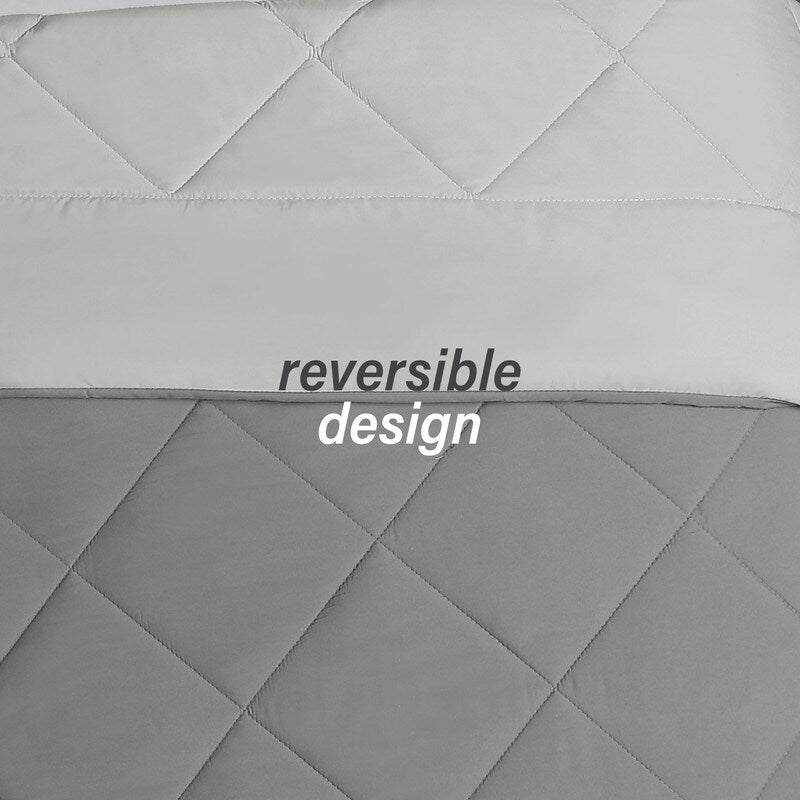 Swift Home Wende-Bettwäsche-Set aus Mikrofaser mit Daunenalternative