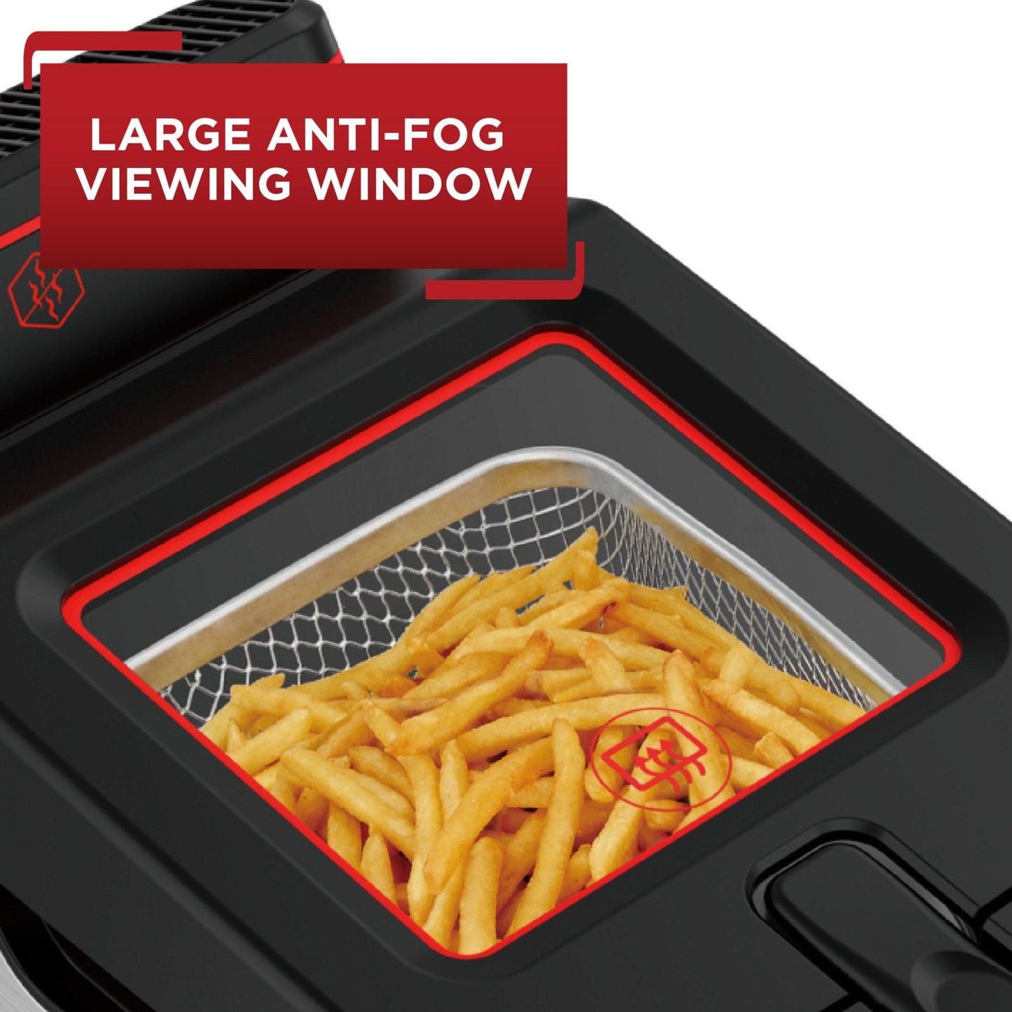 T-fal Advanced geruchslose Fritteuse mit Tauchelement, 3,5 l Ölkapazität – 3,5 Liter