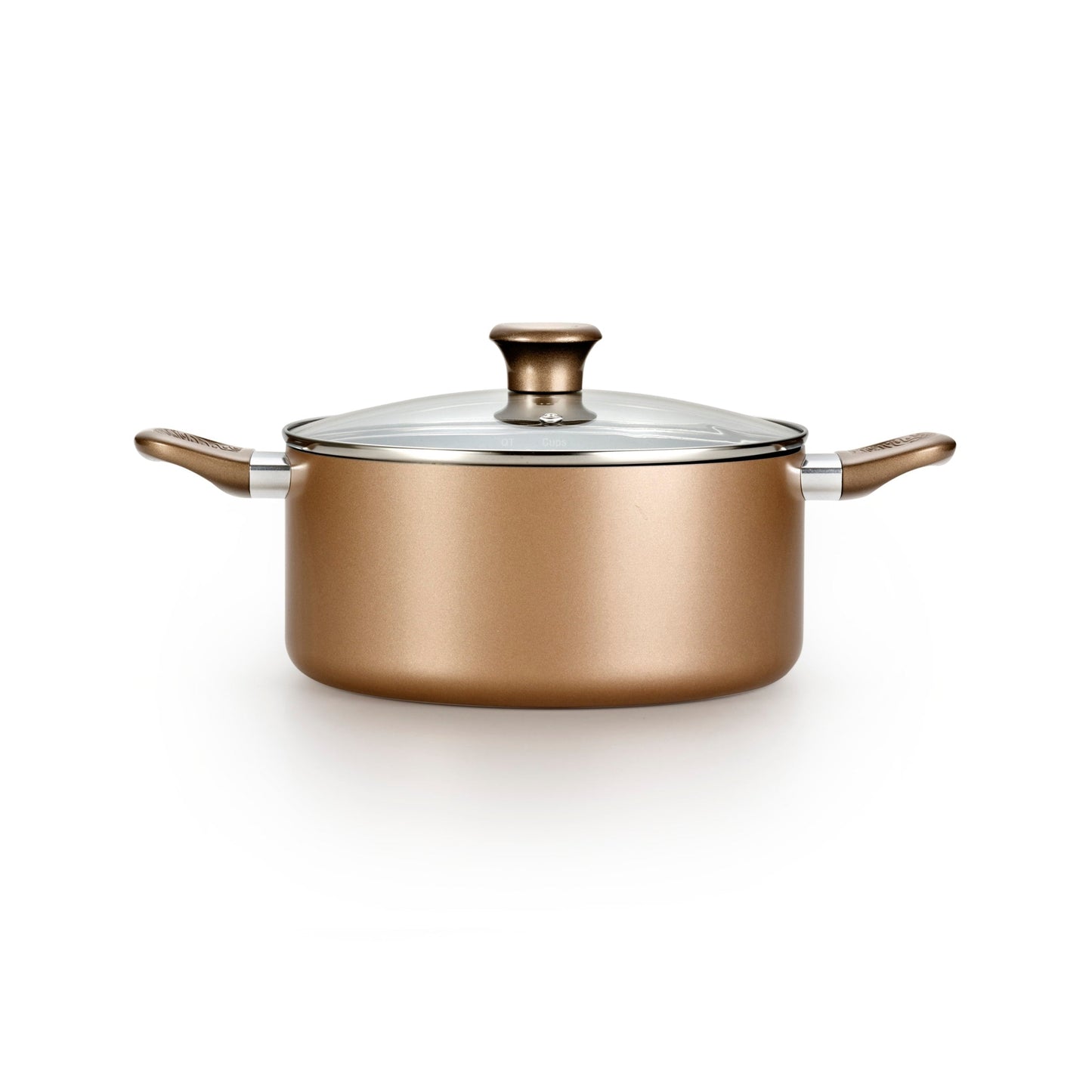 T-fal B036SE64 Excite Antihaft-Kochgeschirr-Set, 14-teilig, Bronze