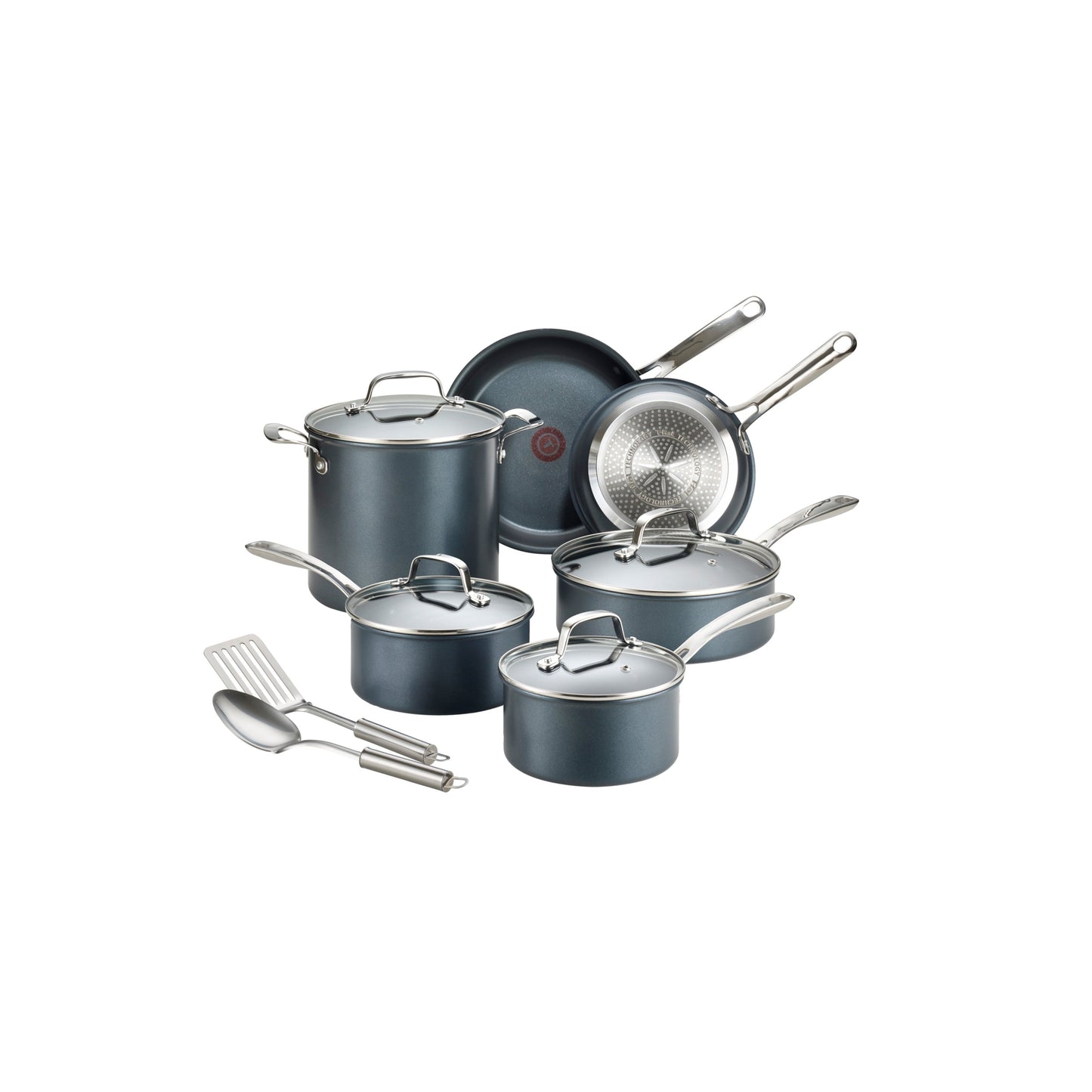 T-fal Platinum Antihaft-Kochgeschirr-Set mit Induktionsboden, Unlimited Cookware Collection, 12-teilig