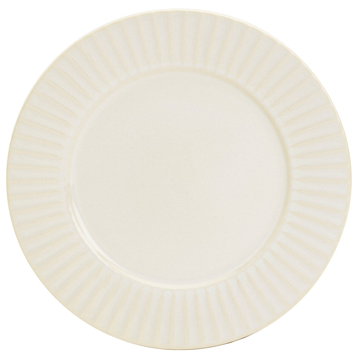 Tabletops Gallery Richmond Collection – 12-teiliges Geschirrset aus Steingut mit Prägung in Elfenbein