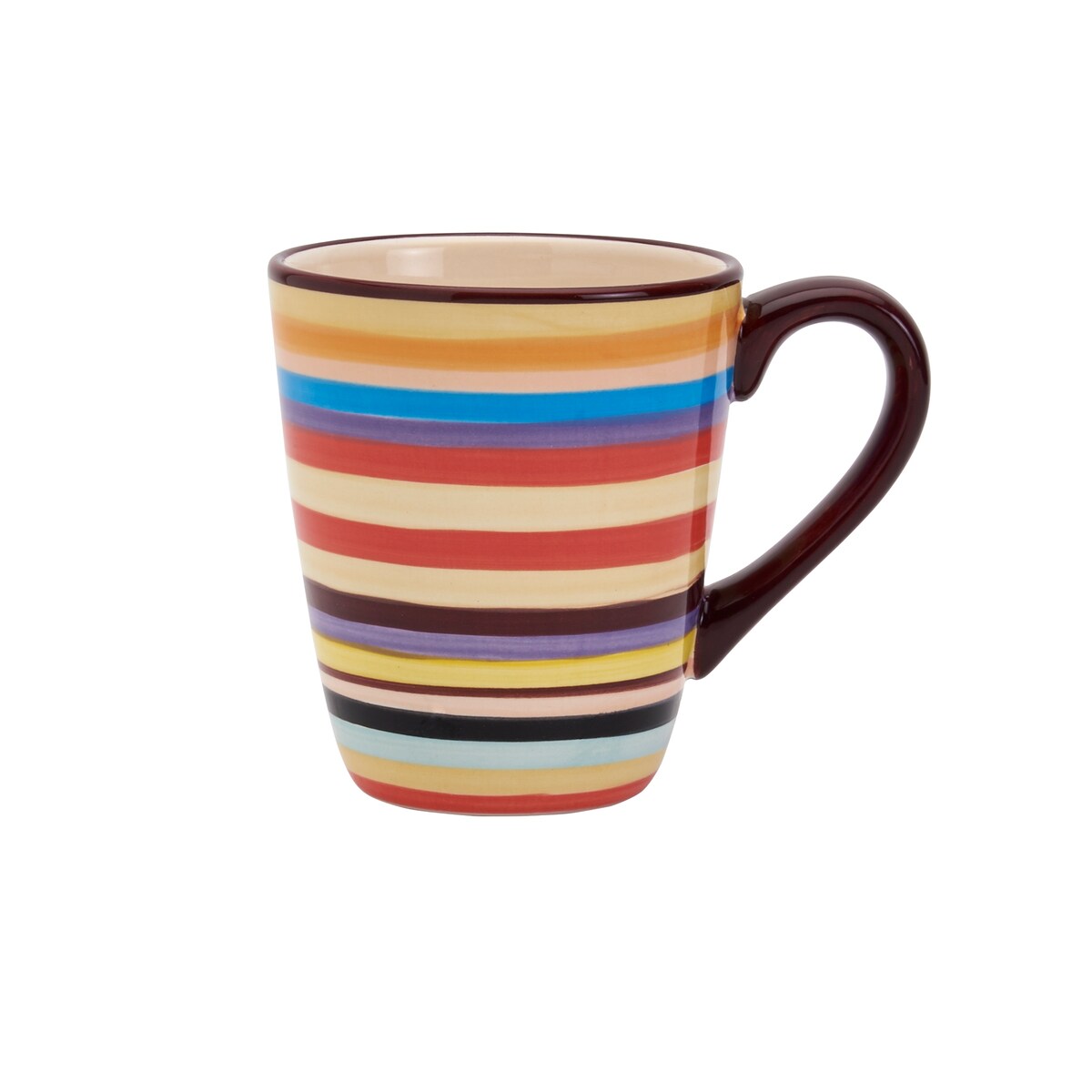 Tabletops Gallery Sedona Stripe V-förmiger Becher, 473 ml, 4er-Set