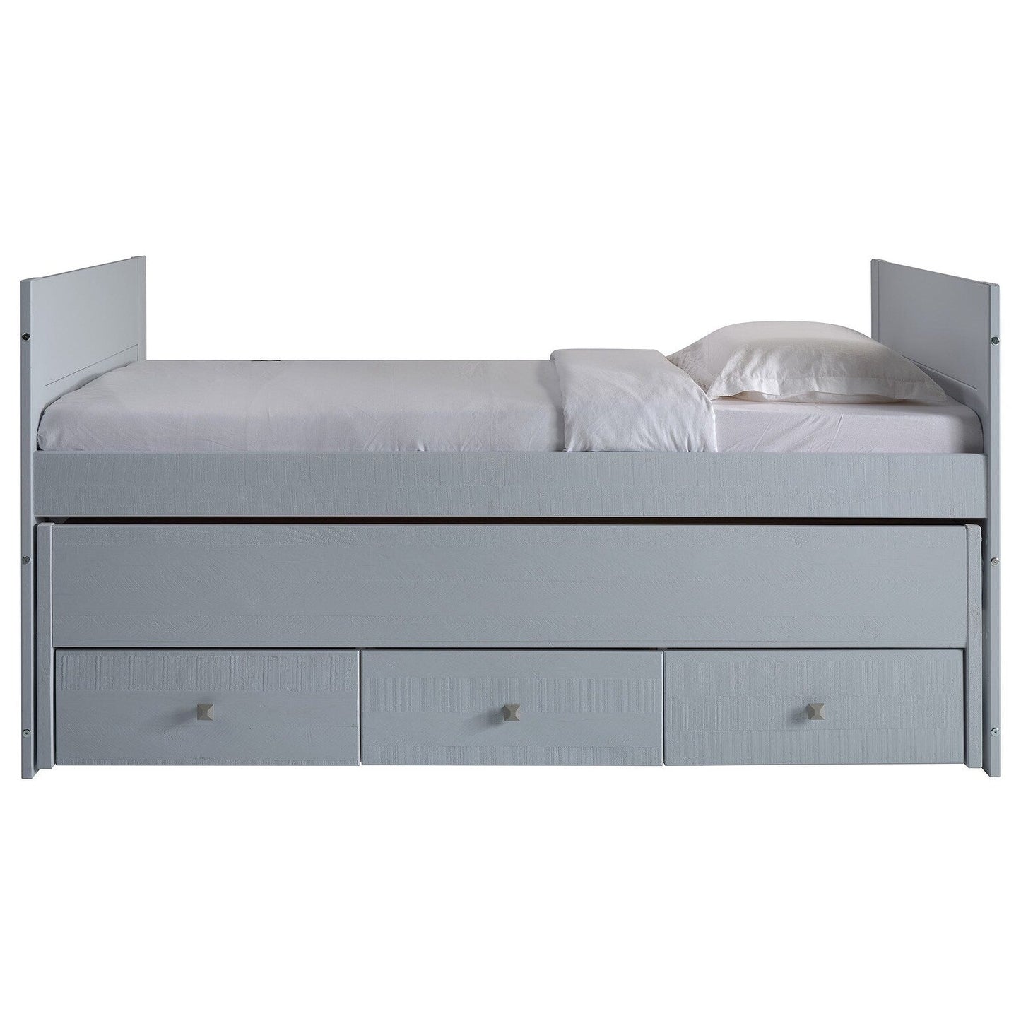 Taylor & Olive Begonia Einzelbett mit Ausziehbett und 3 eingebauten Schubladen