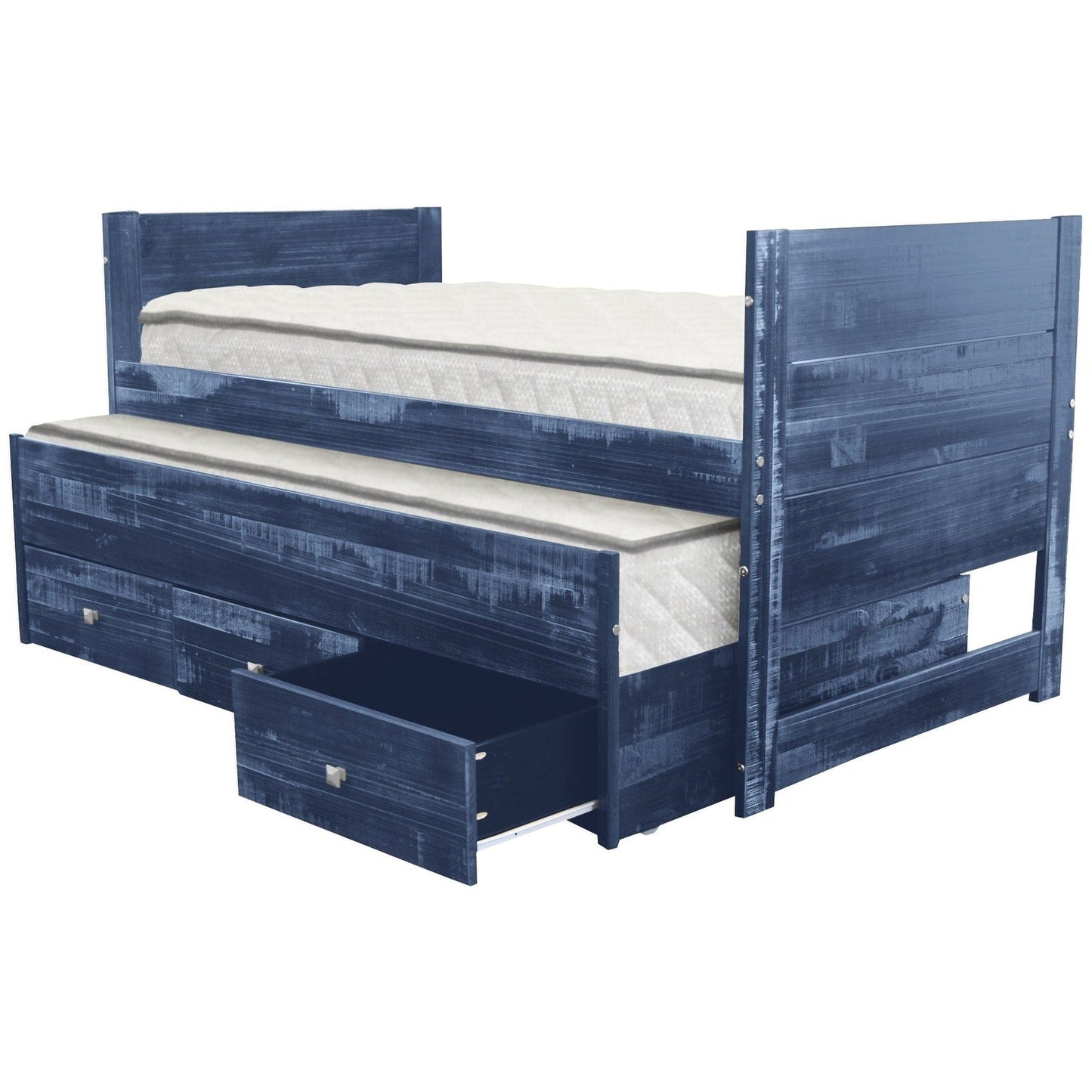 Taylor & Olive Begonia Einzelbett mit Ausziehbett und 3 eingebauten Schubladen