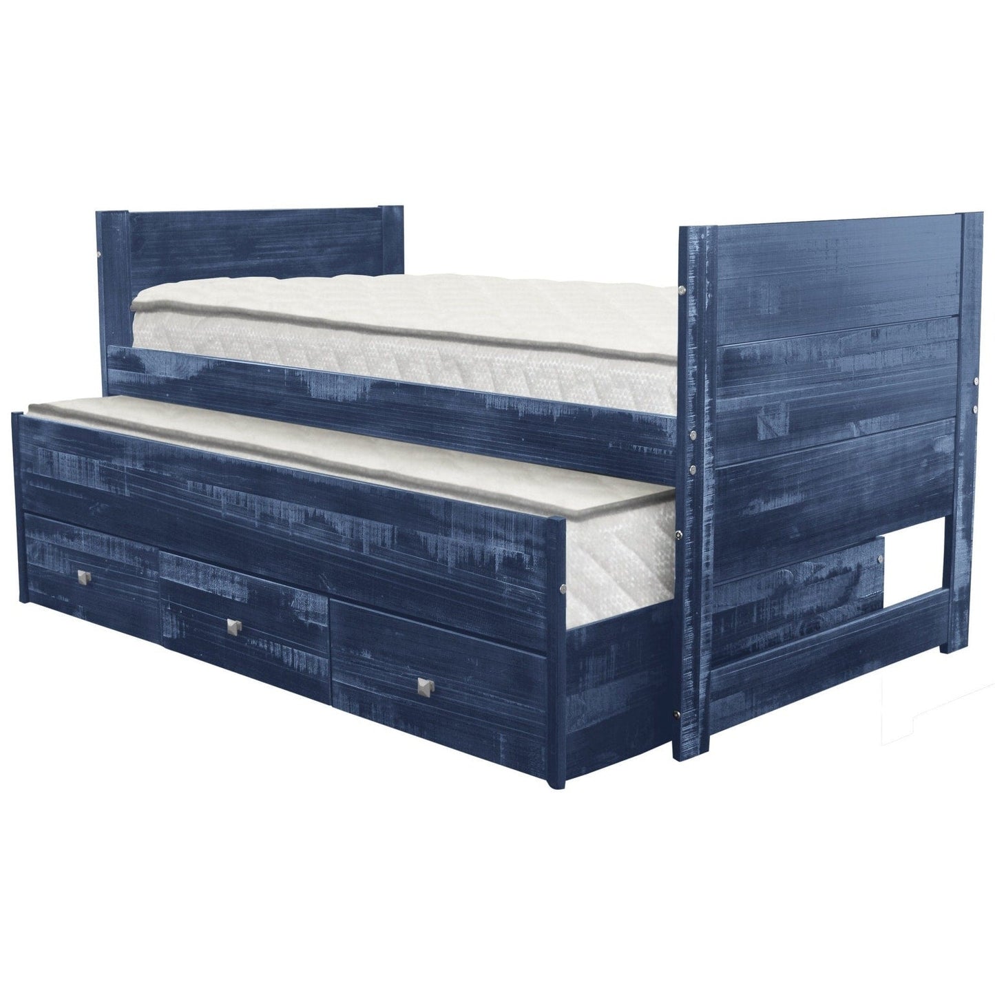 Taylor & Olive Begonia Einzelbett mit Ausziehbett und 3 eingebauten Schubladen