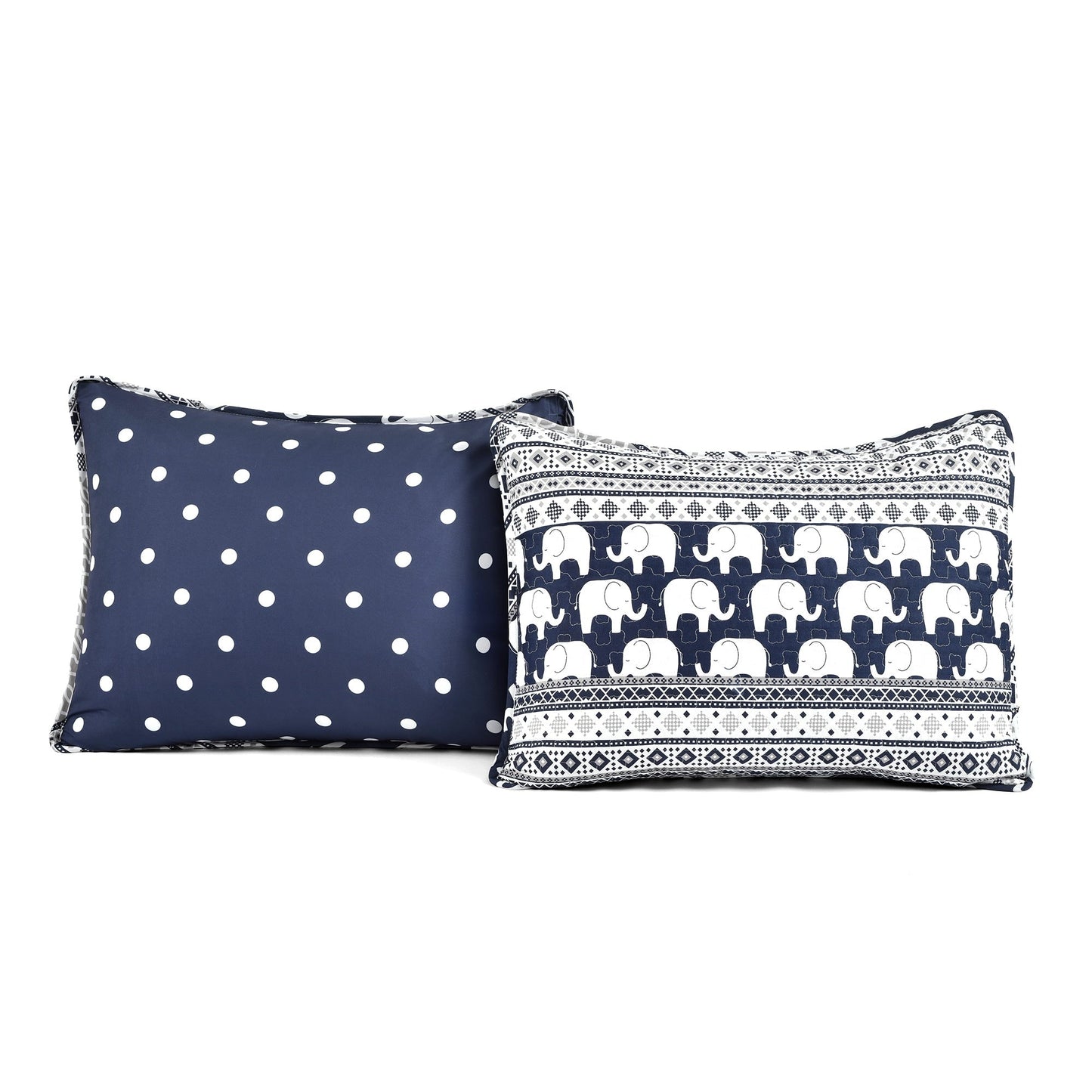 Taylor & Olive Ever-Tru Elefantenstreifen 5-teiliges Steppdeckenset