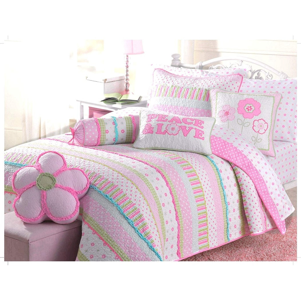 Taylor & Olive Sunfish Bettwäsche-Set aus Baumwolle in Pastellrosa