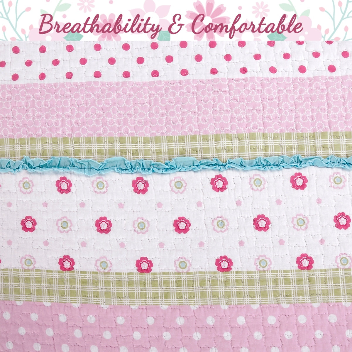 Taylor & Olive Sunfish Bettwäsche-Set aus Baumwolle in Pastellrosa