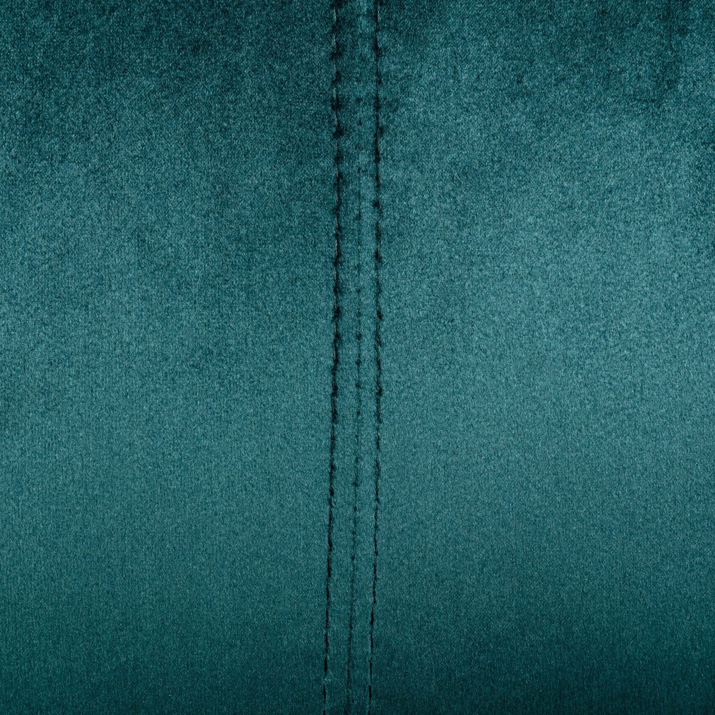 Teal 76.25 Velvet Channel Stitching 3-seater Sofa with Metal Legs for Living Room