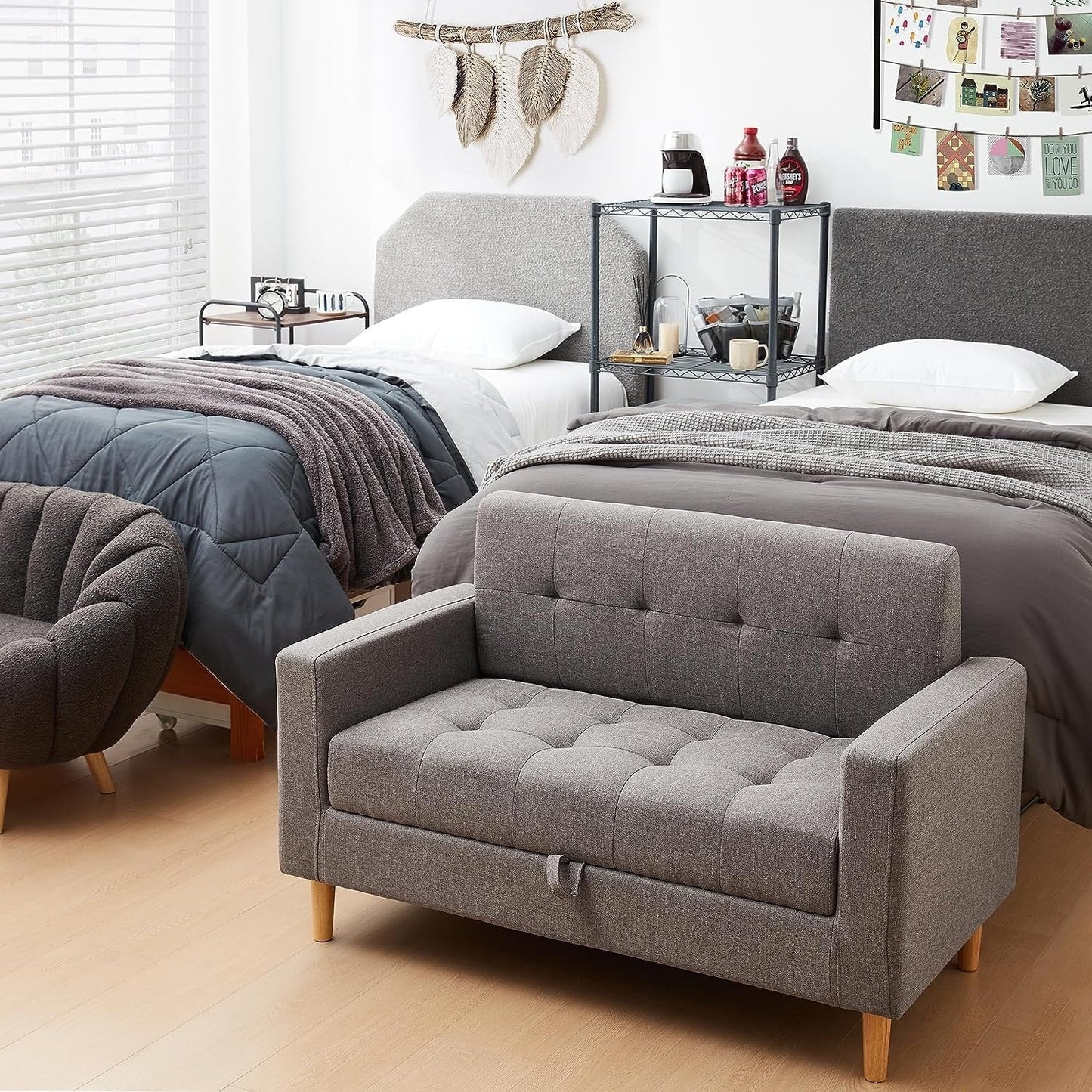 The College Storage Couch by Dorm Haul®