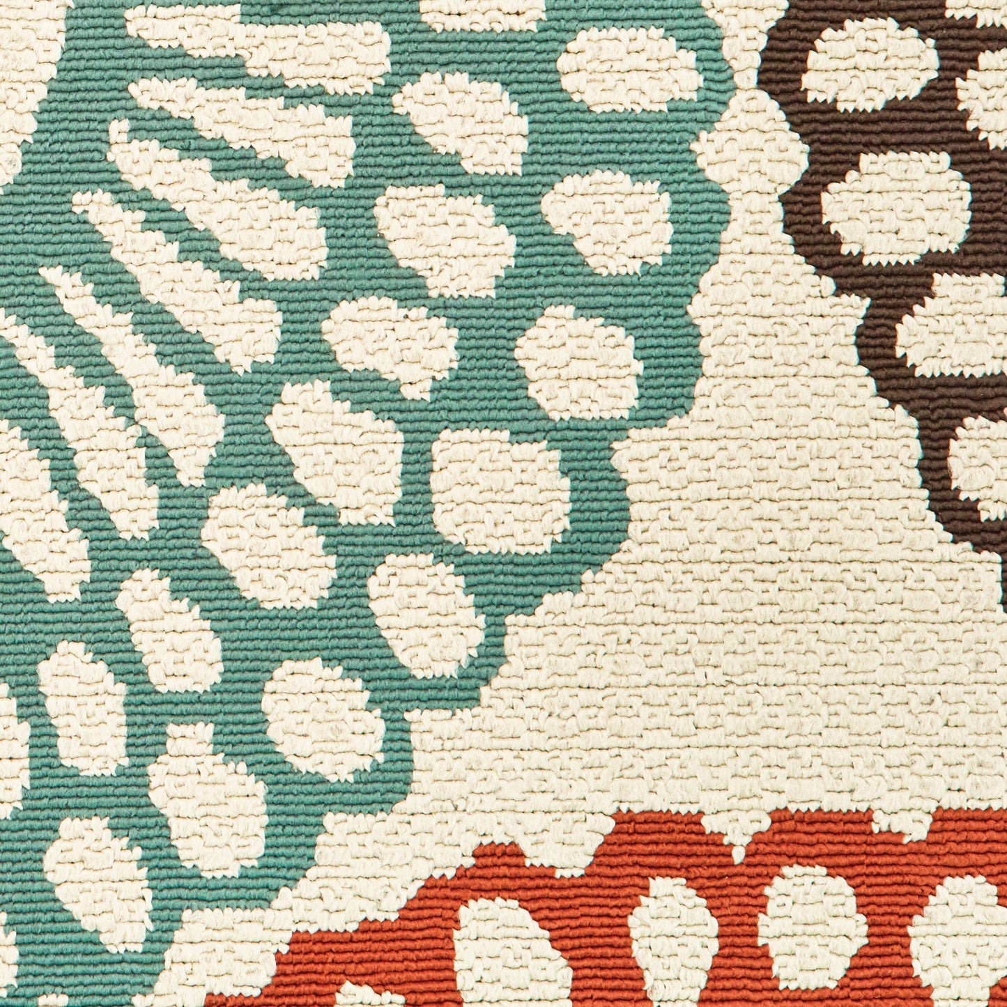 Vista Home Malta Medallions Mehrfarbiger Indoor-Outdoor-Teppich