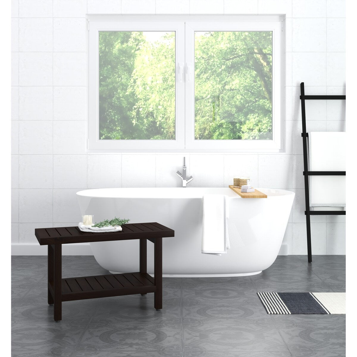 Die Original Spa Teak-Duschbank