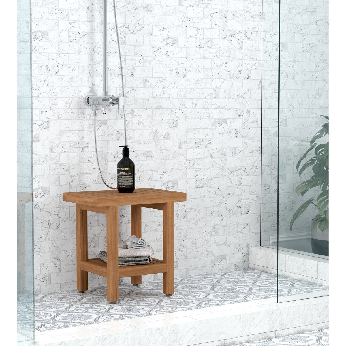 Die Original Spa Teak-Duschbank