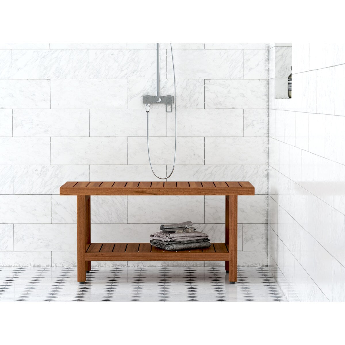 Die Original Spa Teak-Duschbank