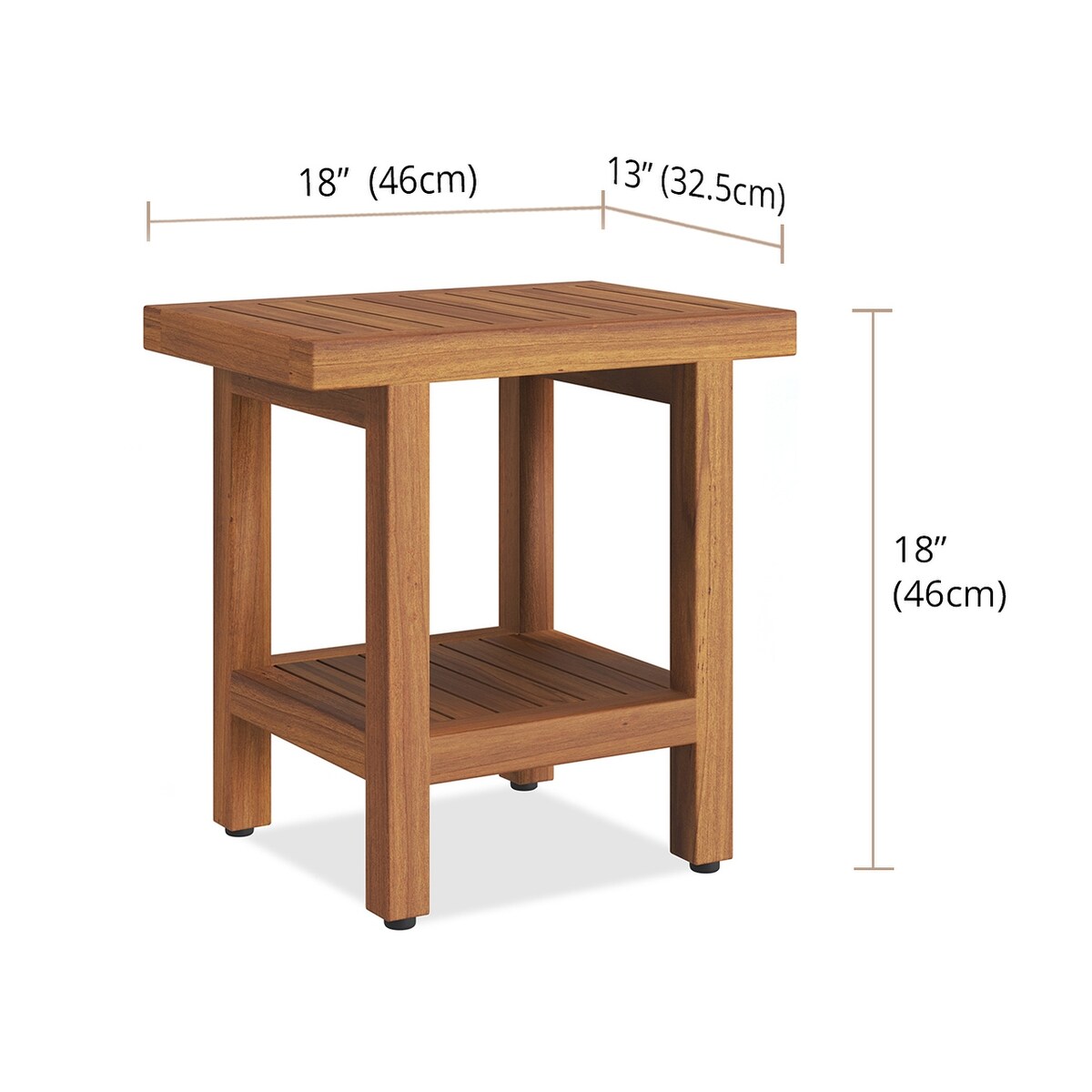 Die Original Spa Teak-Duschbank