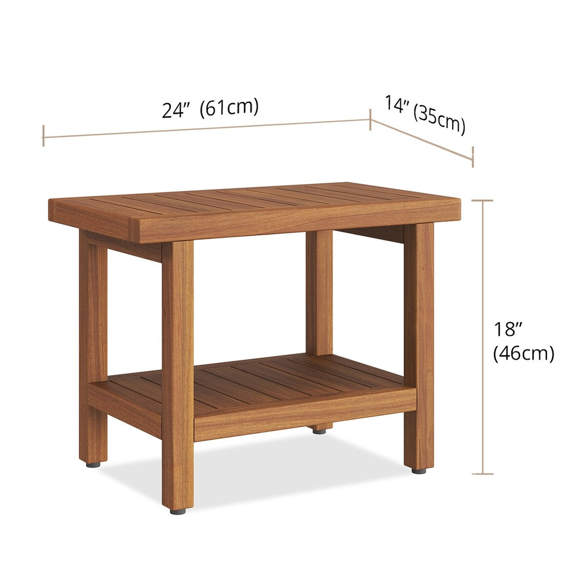 Die Original Spa Teak-Duschbank