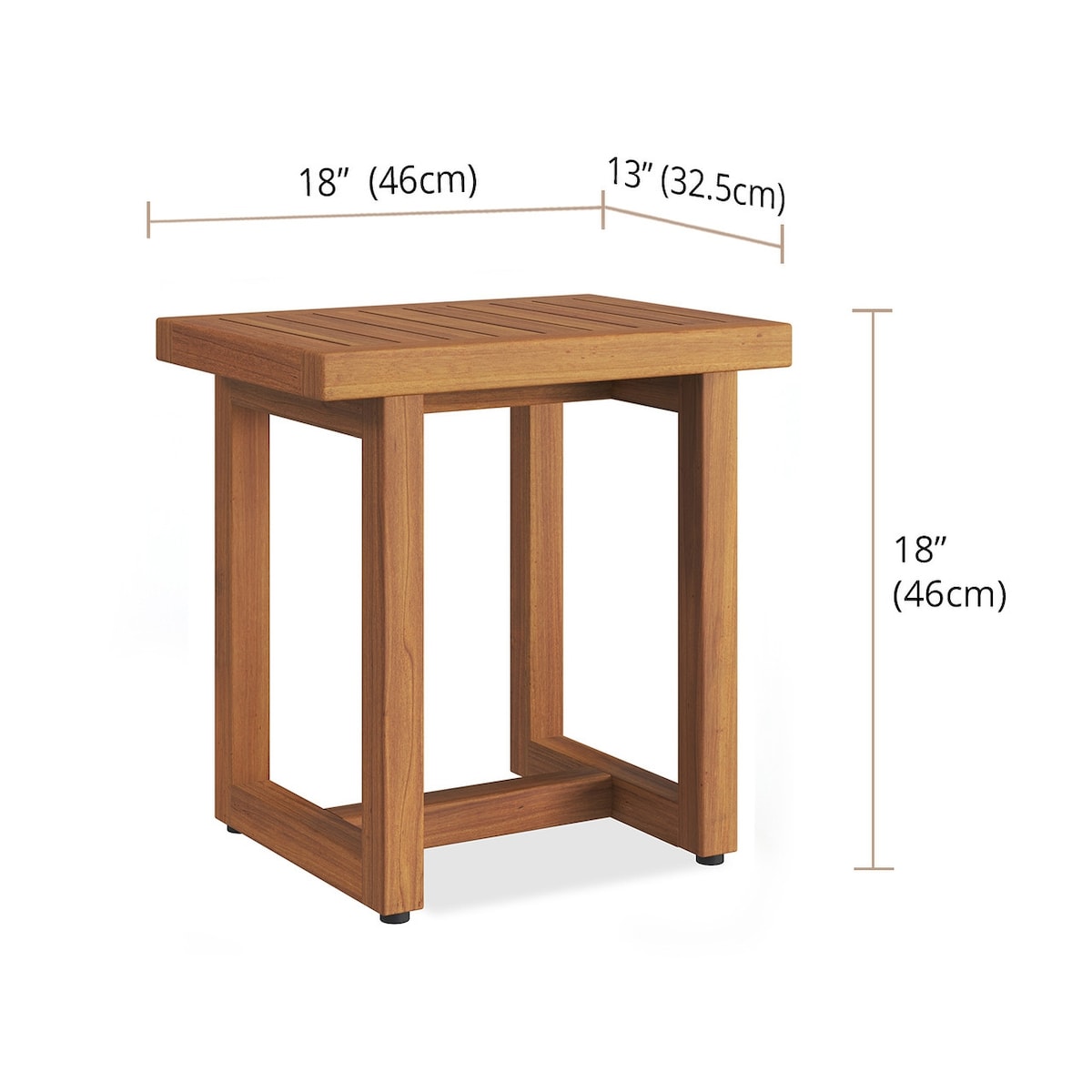 Die Original Spa Teak-Duschbank
