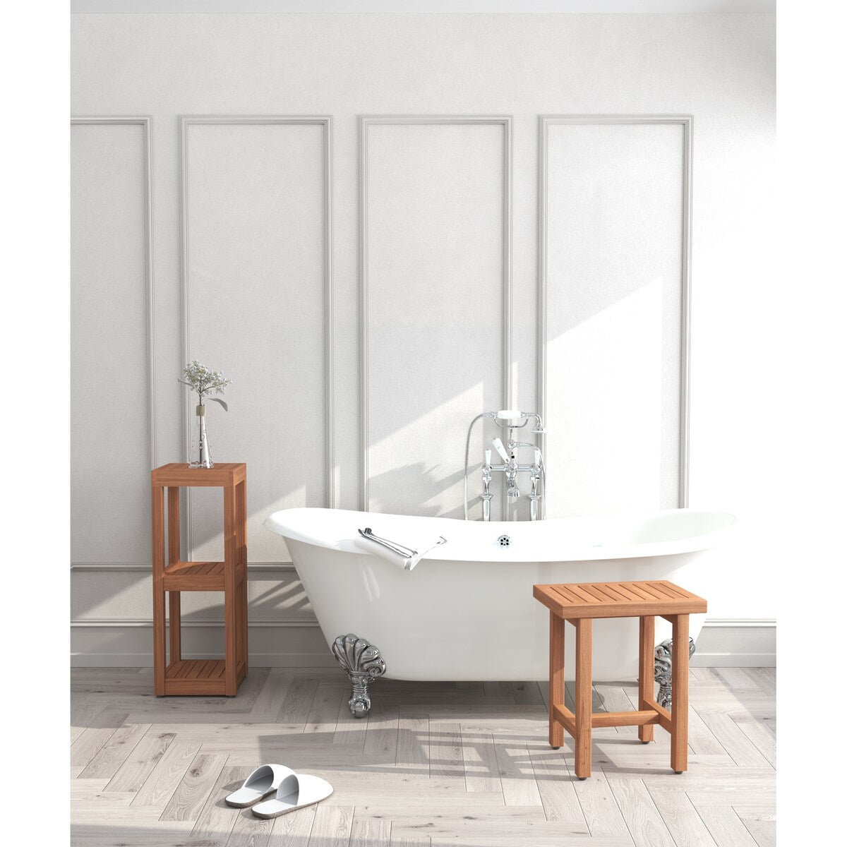 Die Original Spa Teak-Duschbank