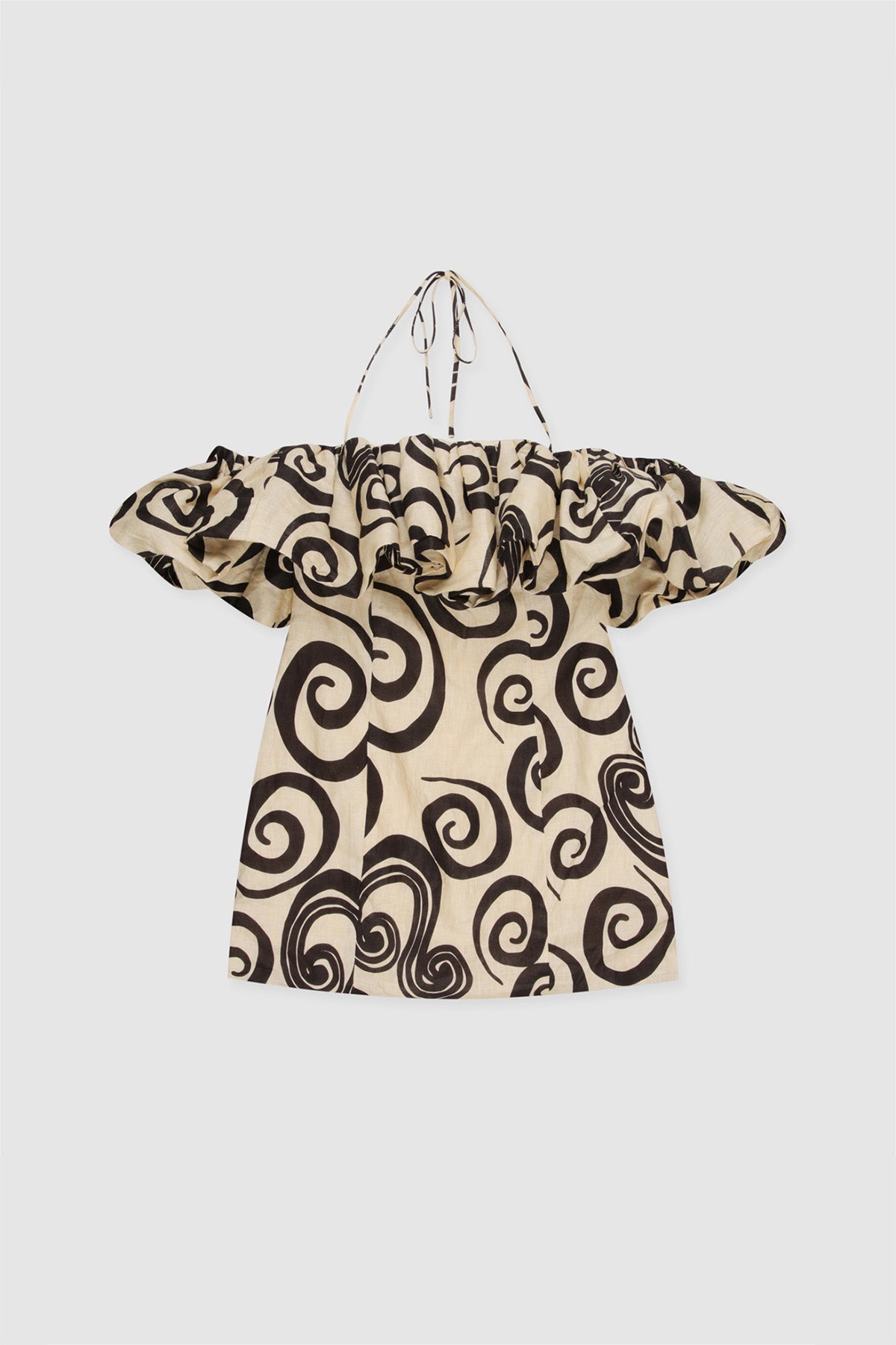 Mirador Minikleid – Noir Swirl