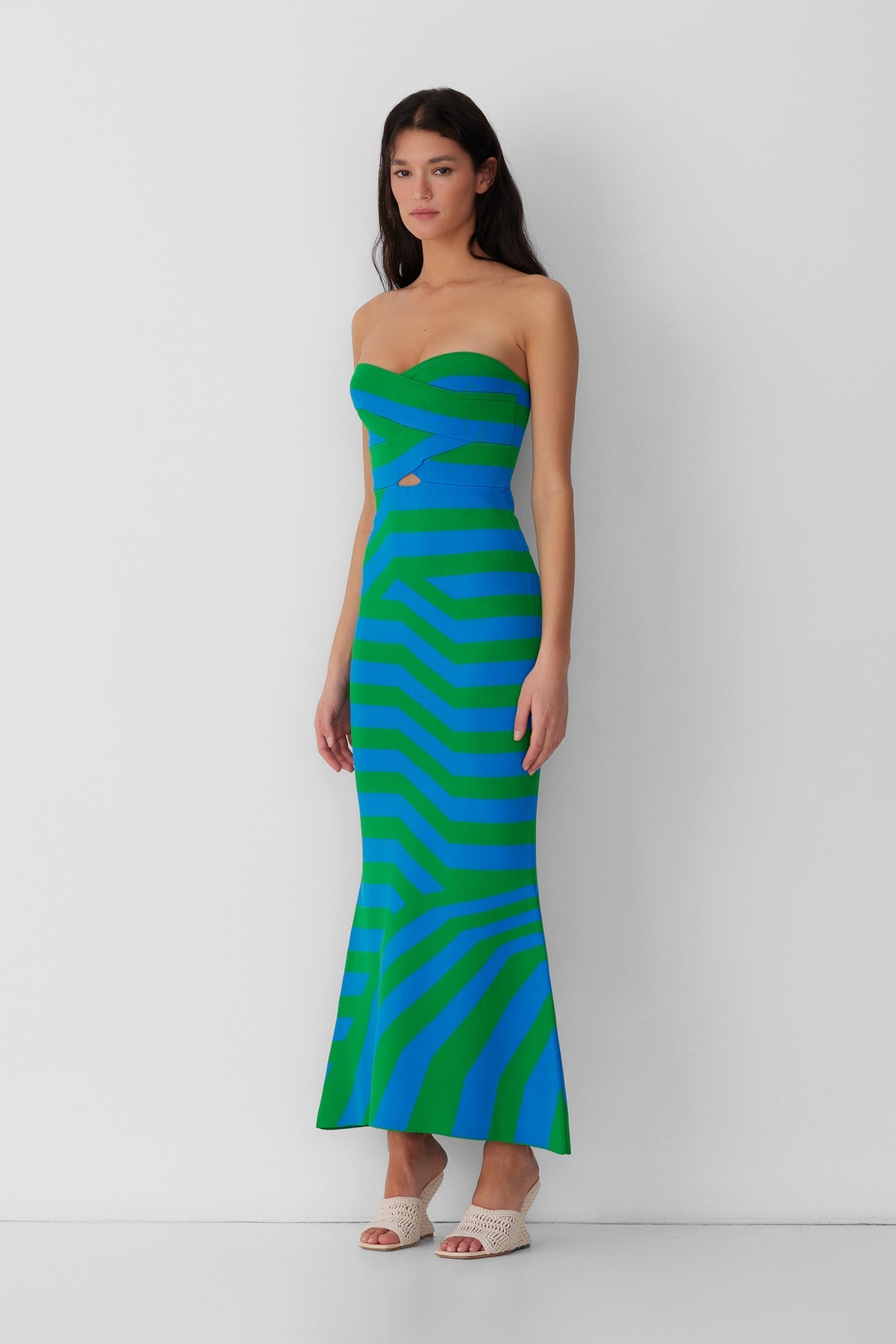 Aude Maxikleid - Aqua