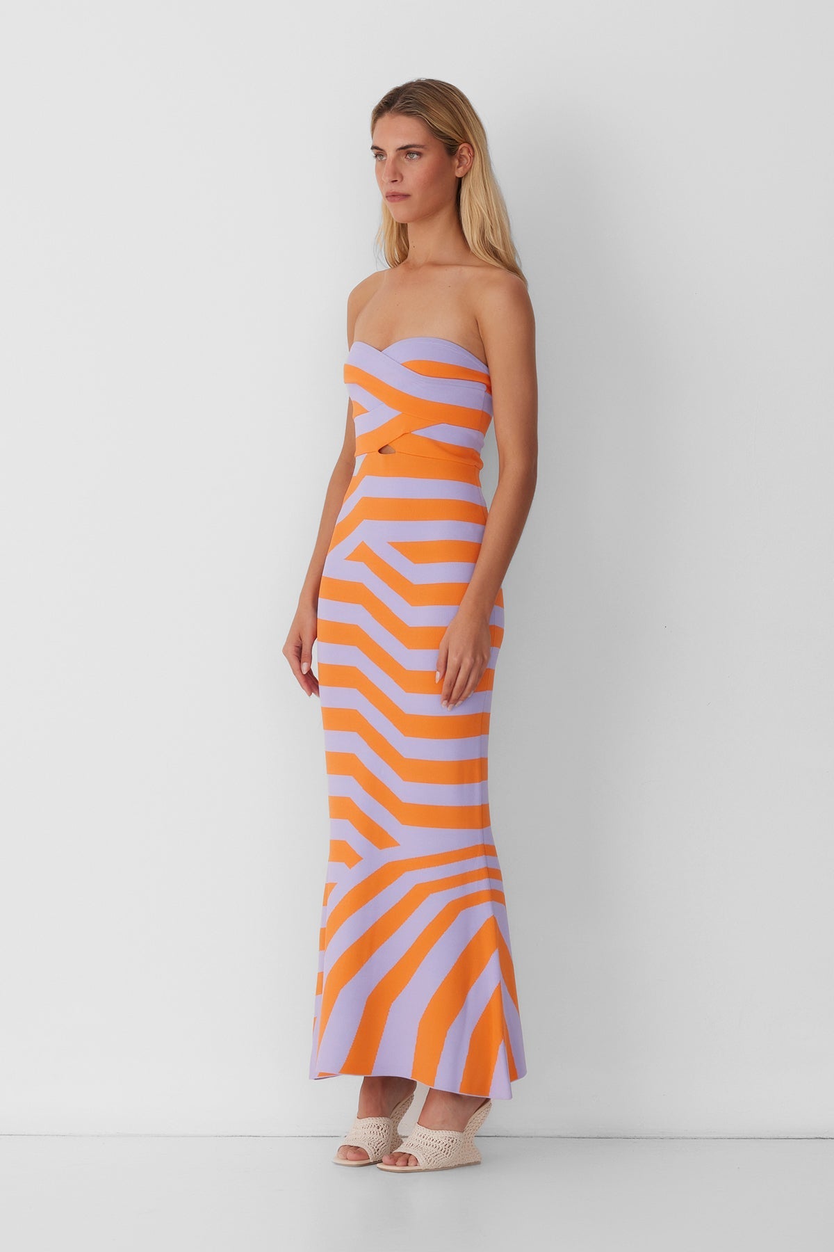 Aude Maxikleid - Flieder