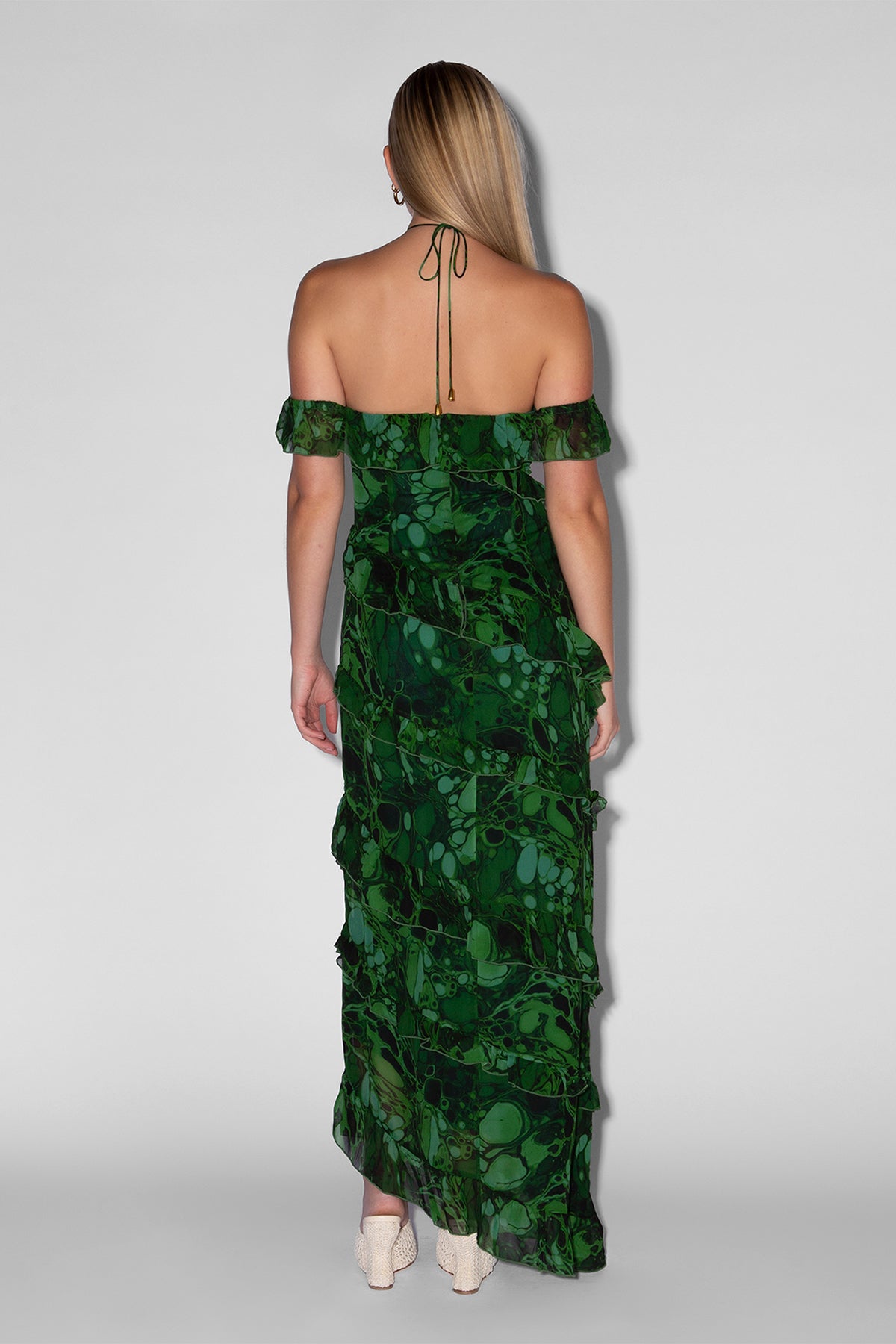 Isola Maxikleid - Grüne Blase