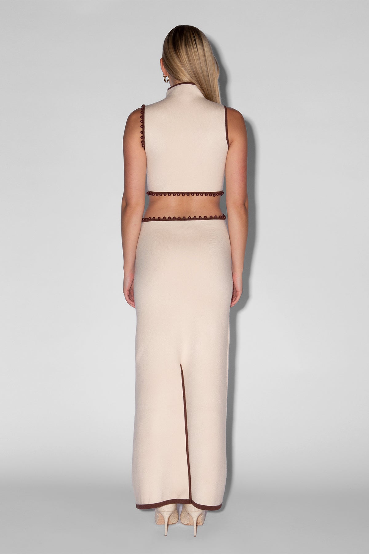 Valencia Midikleid - Creme