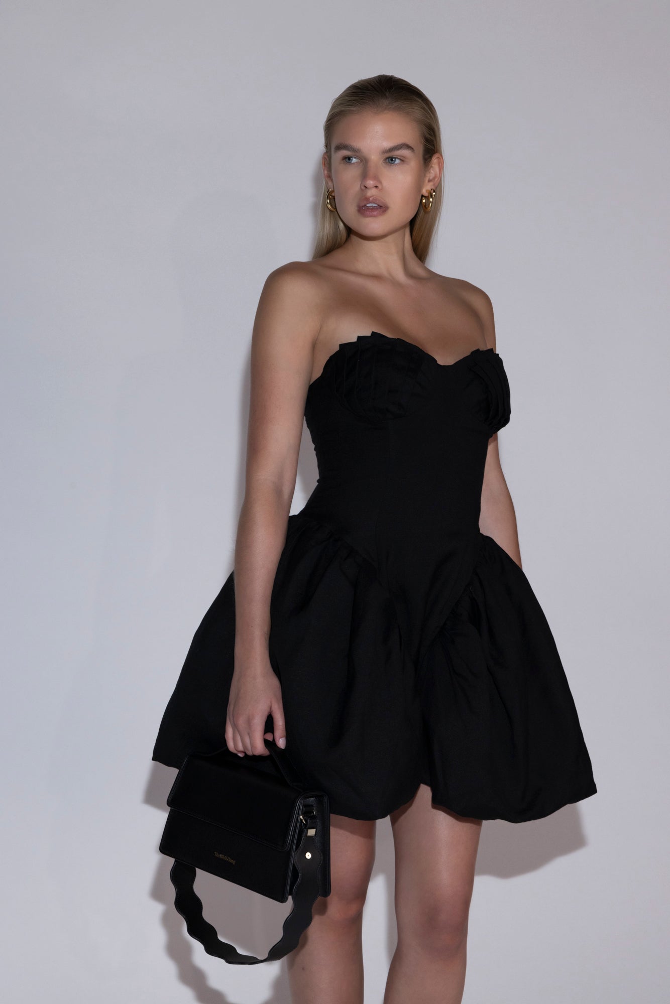 Cece Shell Minikleid - Noir