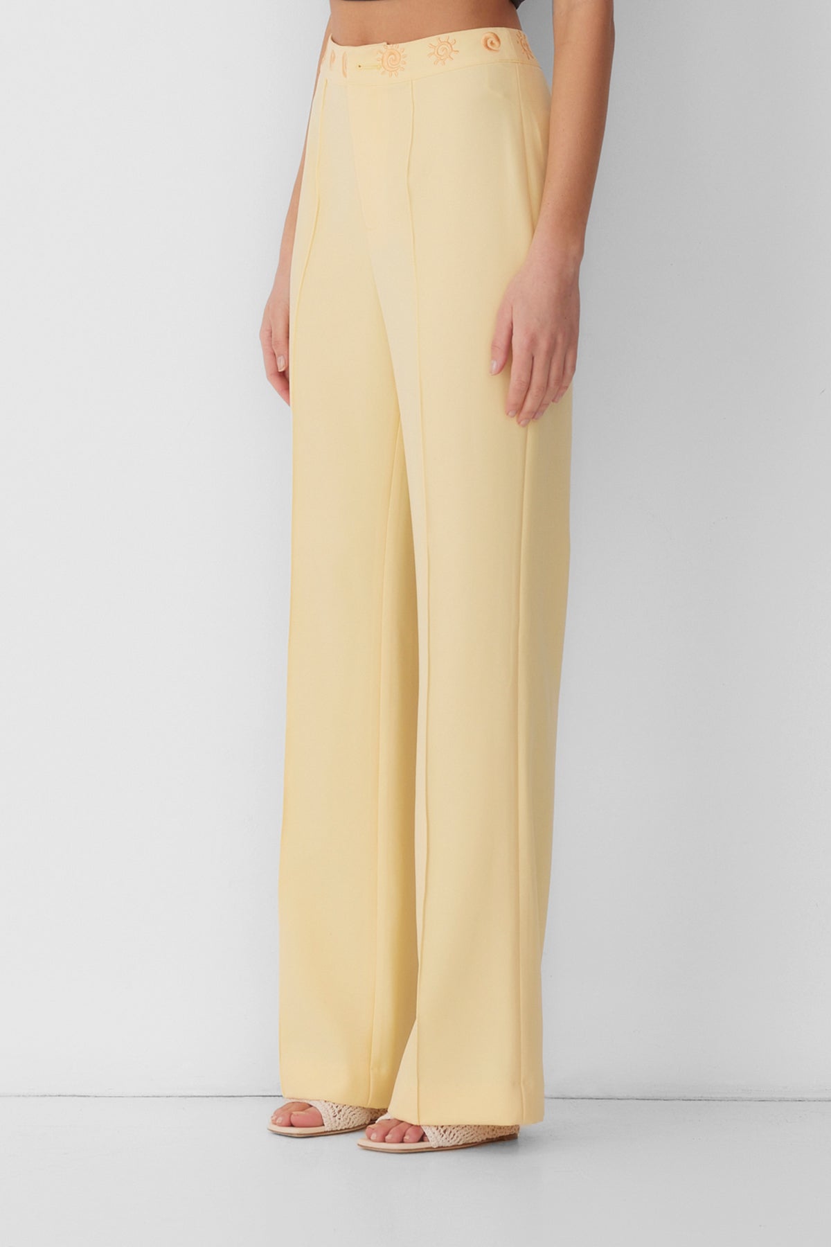 Irida Bootcut-Hose - Butter