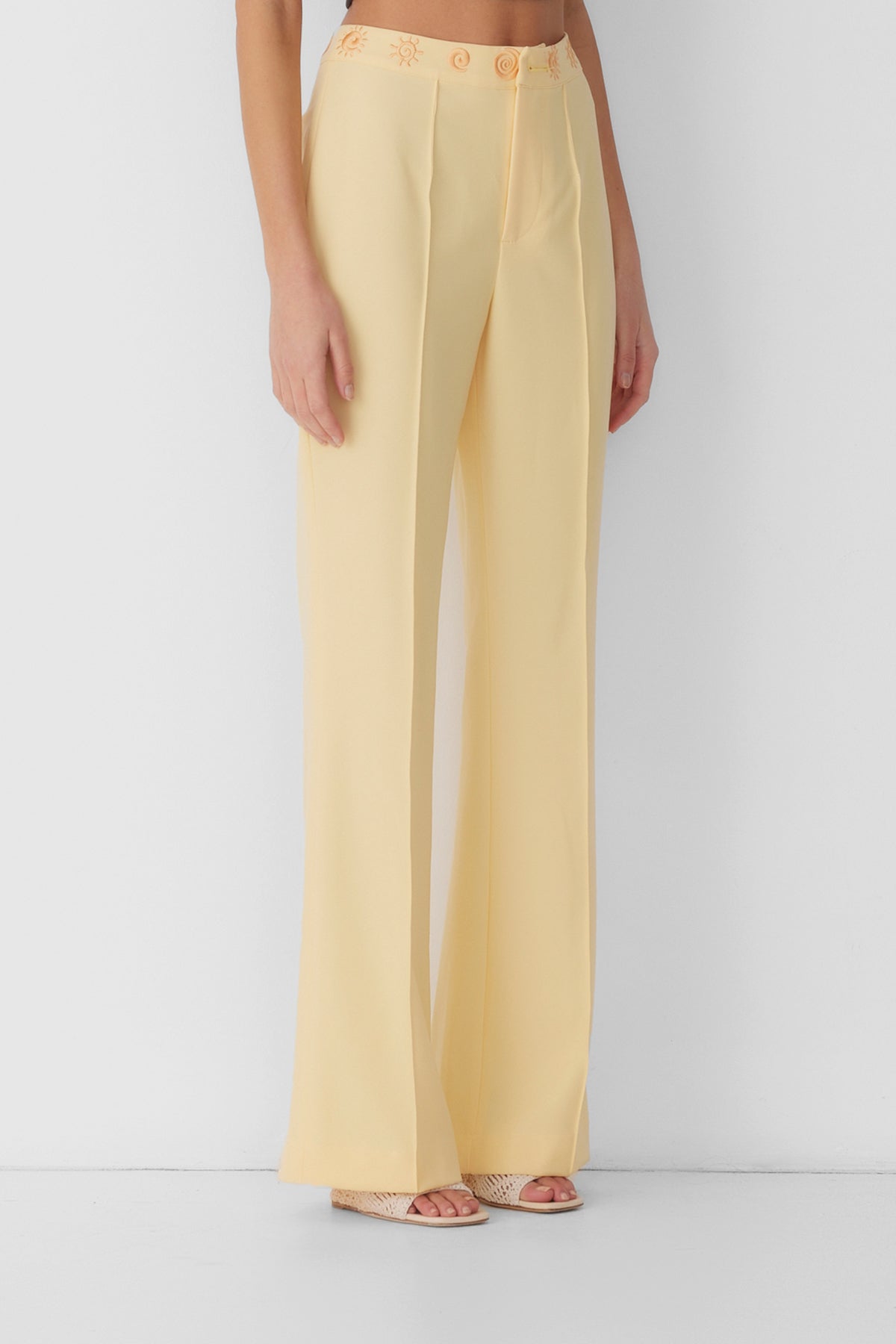 Irida Bootcut-Hose - Butter
