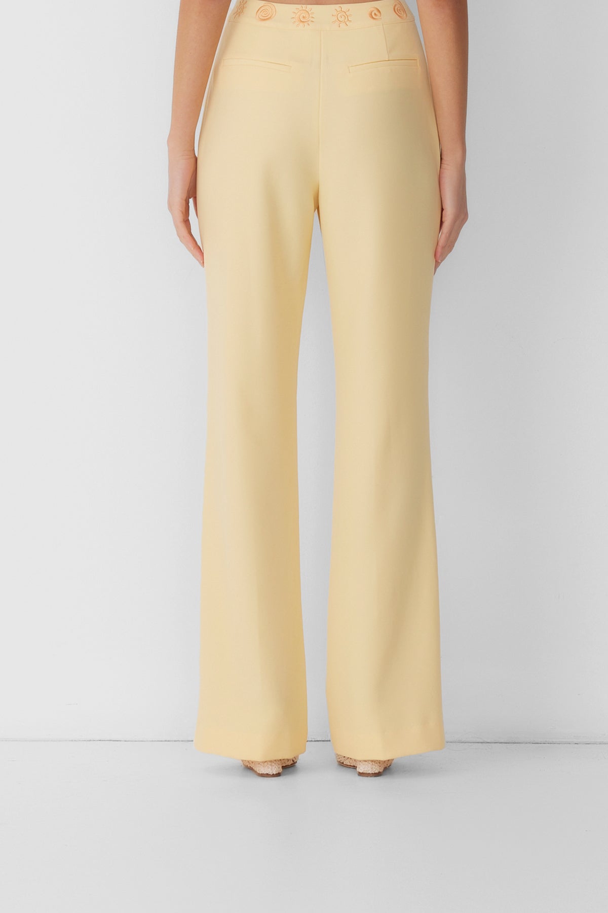 Irida Bootcut-Hose - Butter