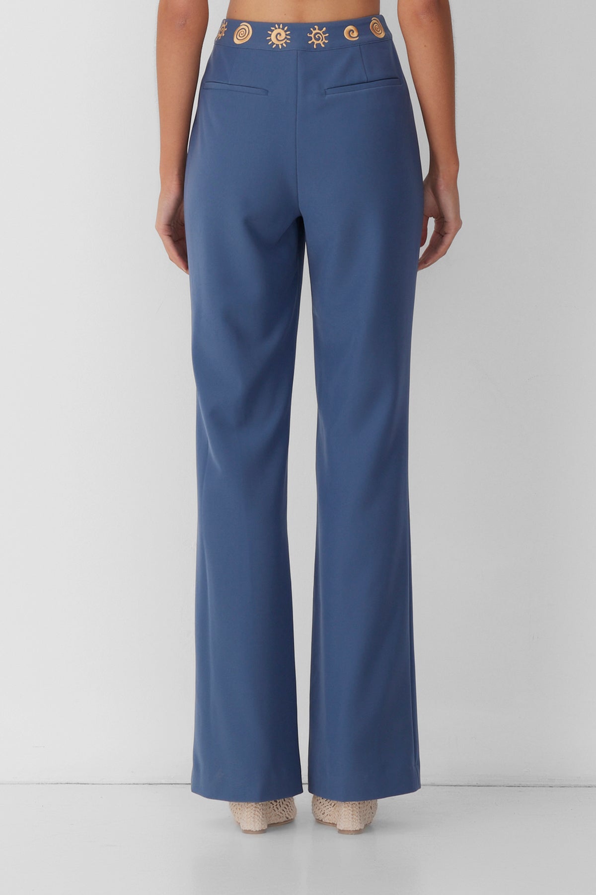 Irida Bootcut-Hose - Stein