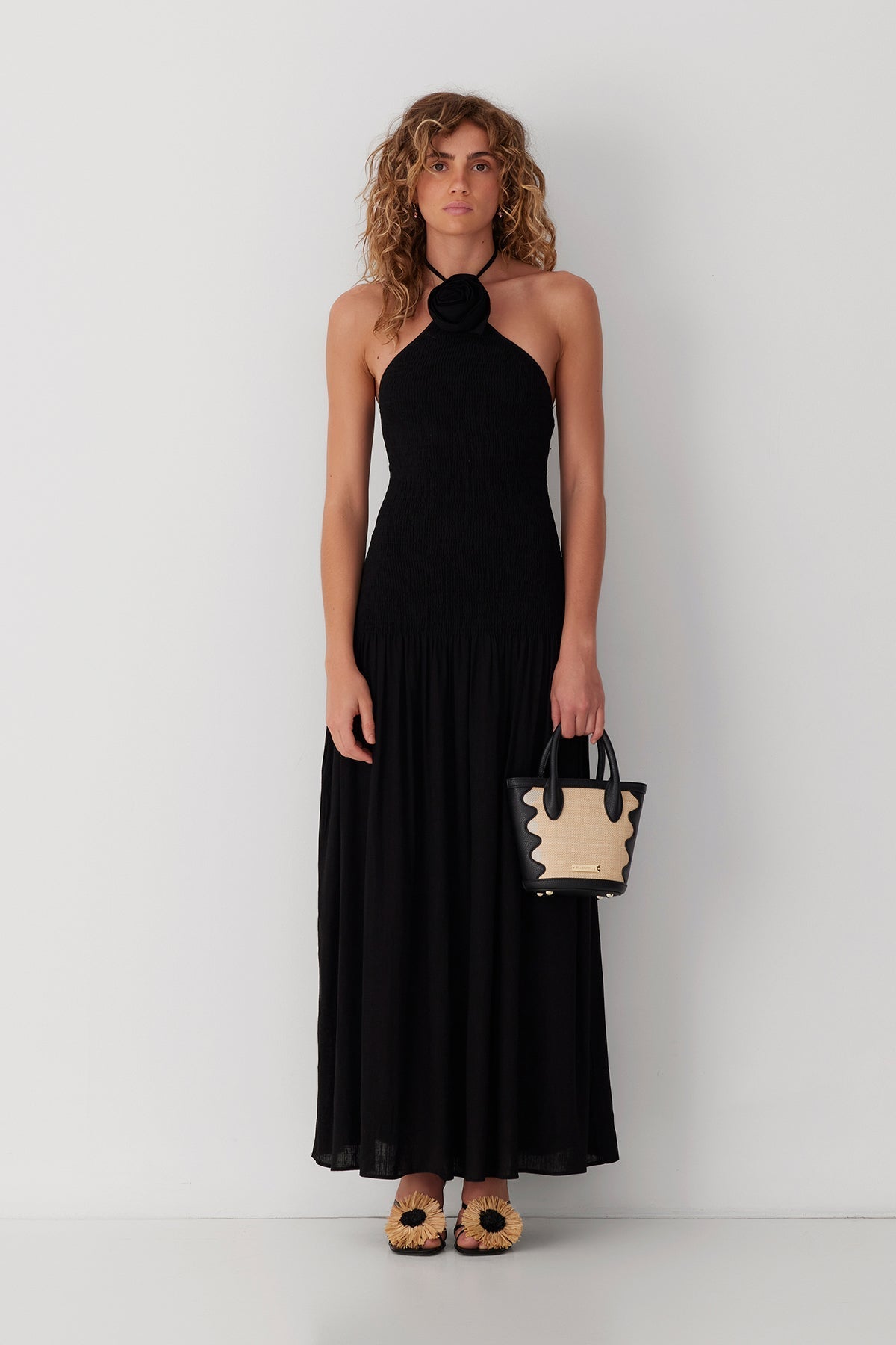 Siesta Maxikleid - Noir