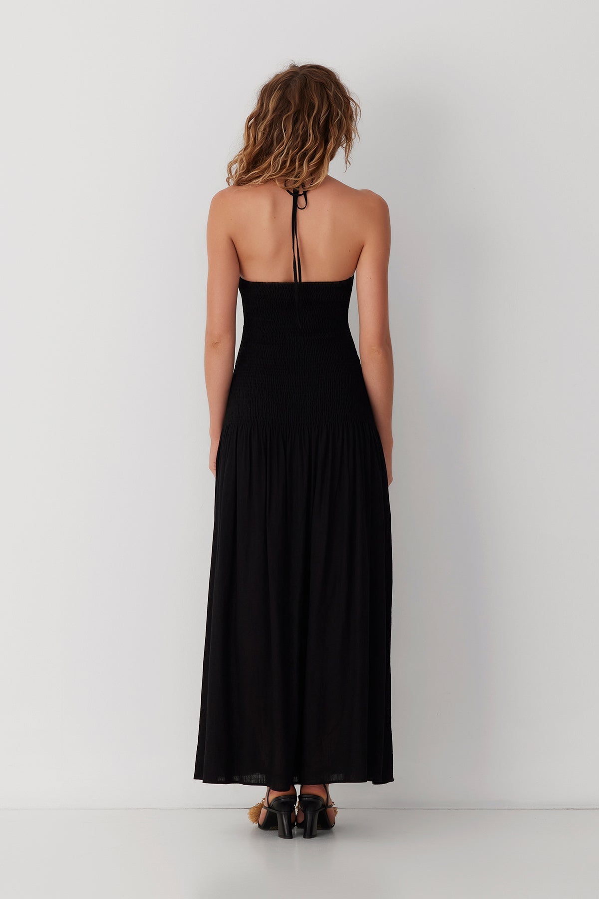 Siesta Maxikleid - Noir
