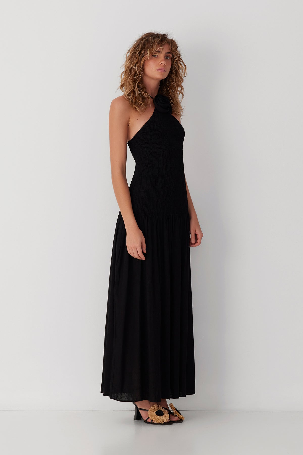 Siesta Maxikleid - Noir
