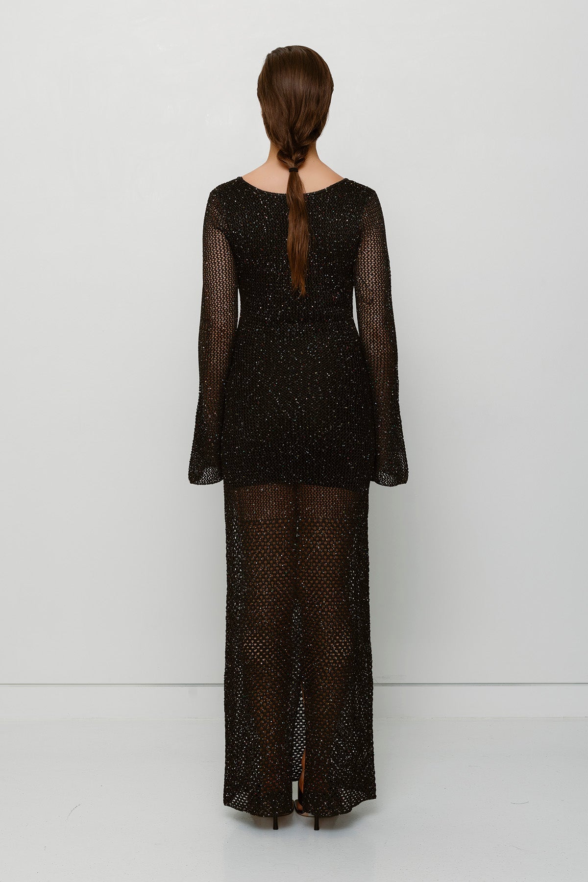 Coi Paillettenkleid - Noir