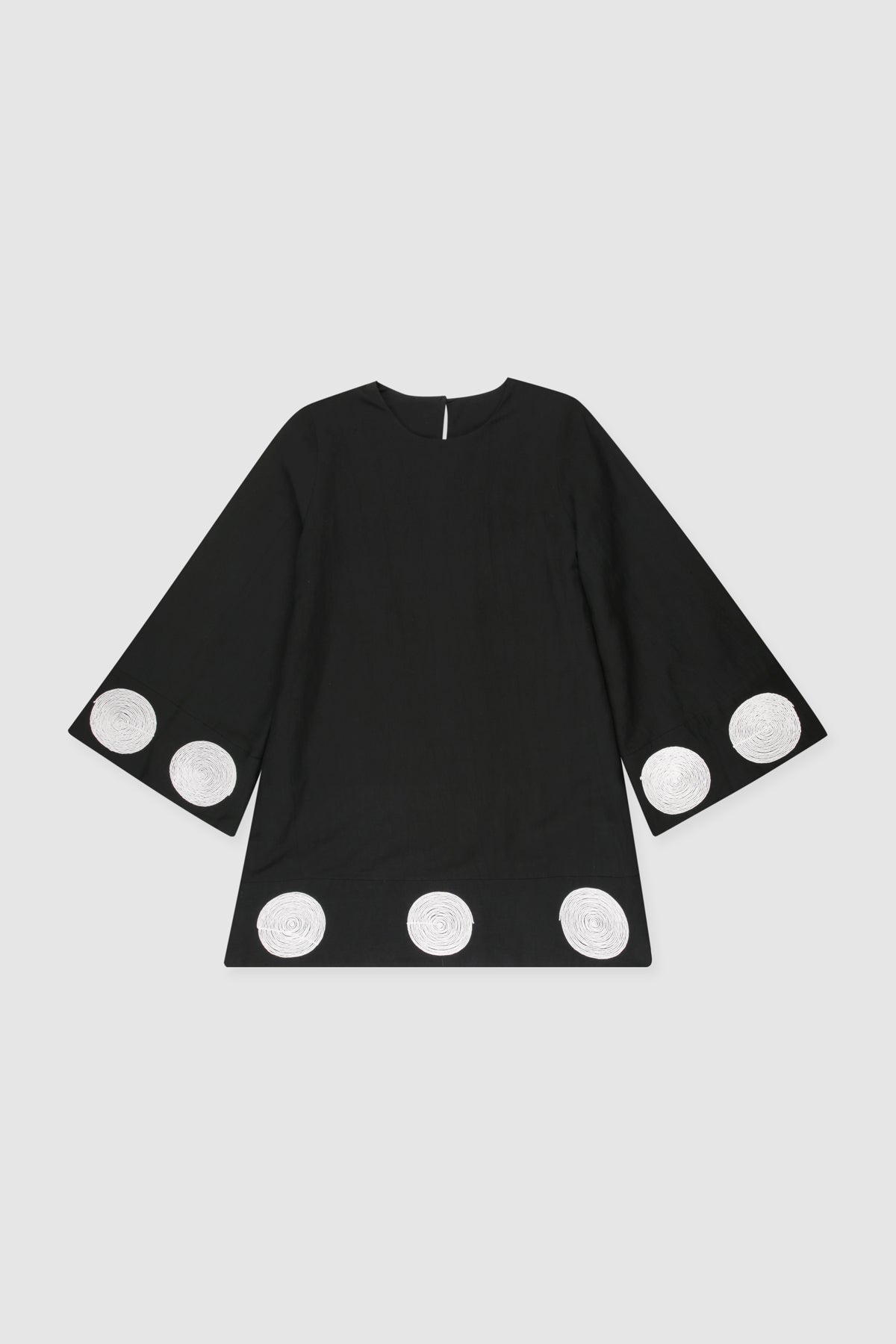 Filipa besticktes Minikleid – Noir
