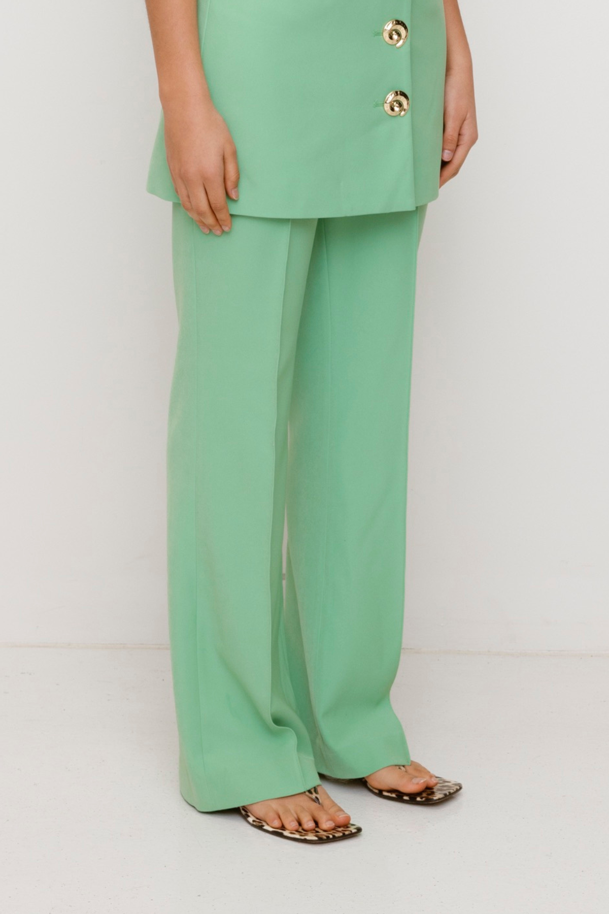 Irida Bootcut-Hose - Salbeigrün