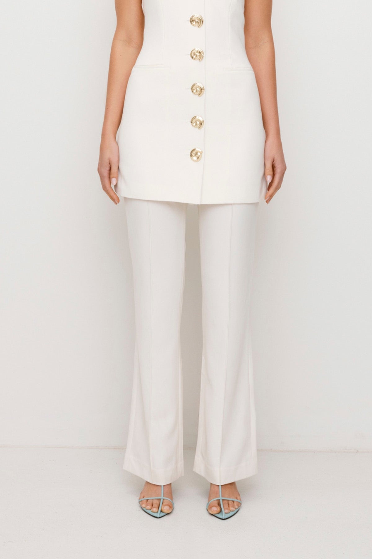 Irida Bootcut-Hose - Elfenbein
