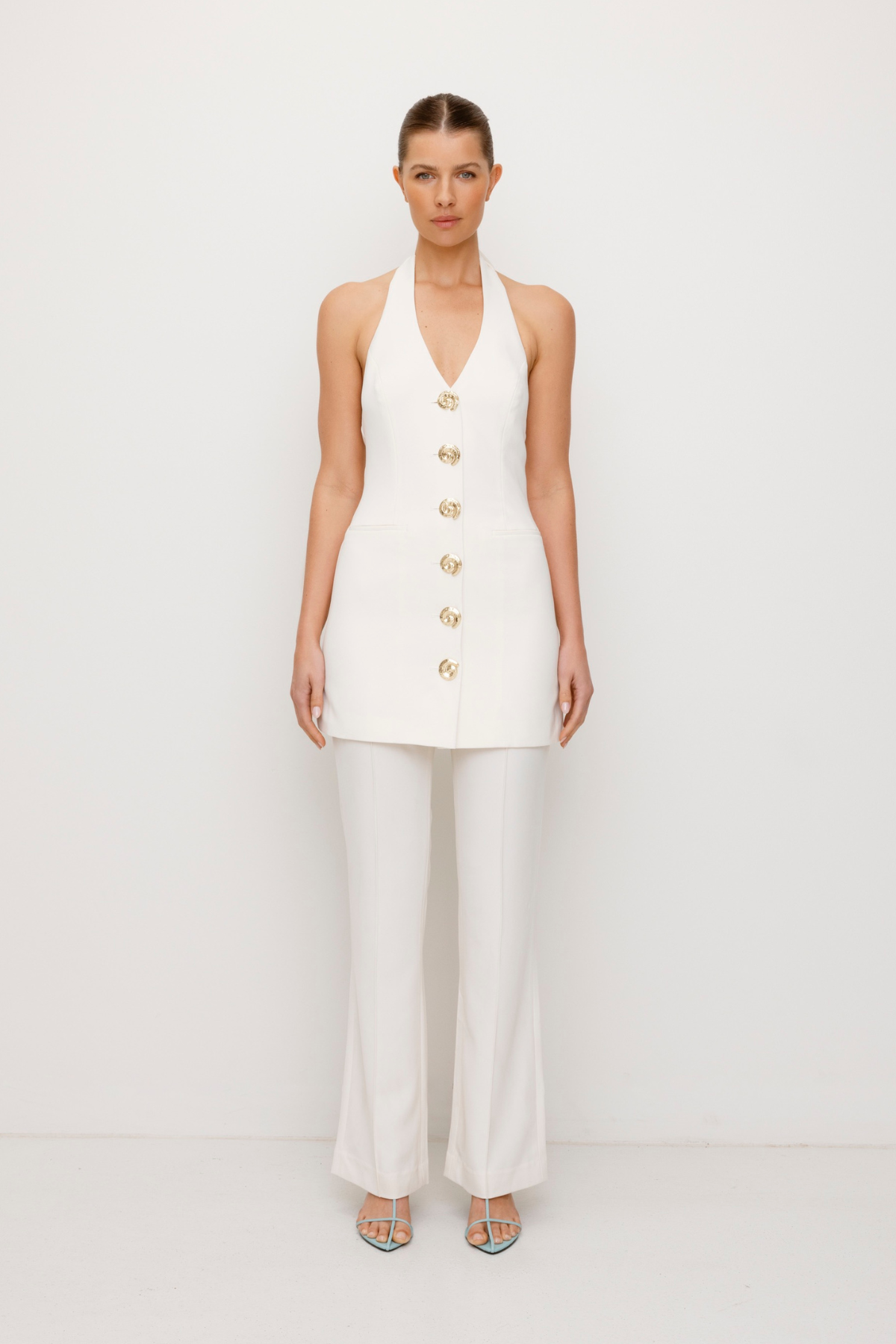 Irida Bootcut-Hose - Elfenbein