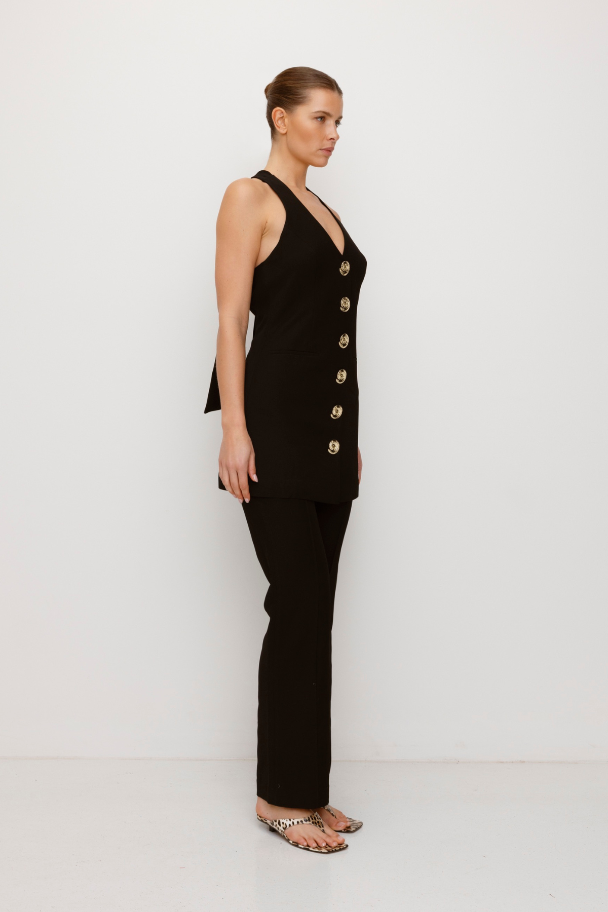Irida Bootcut-Hose - Noir