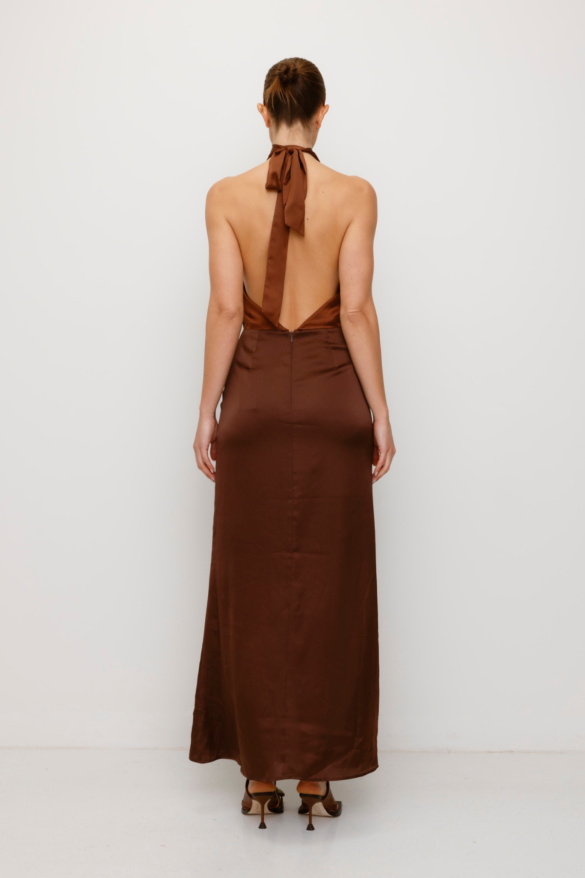Oahu Slip-Kleid - Schokolade