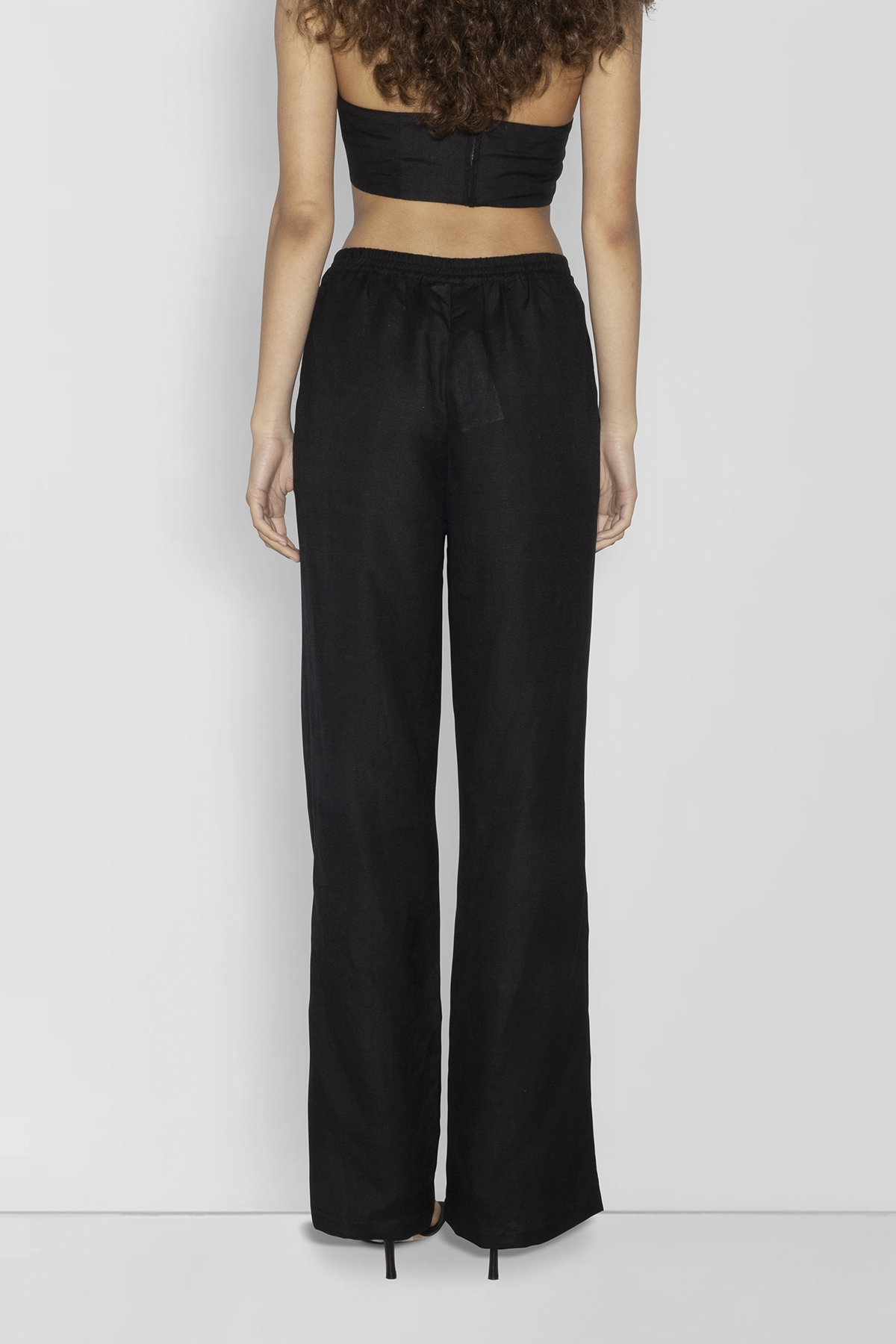 Cara Wide Leg Pant - Noir