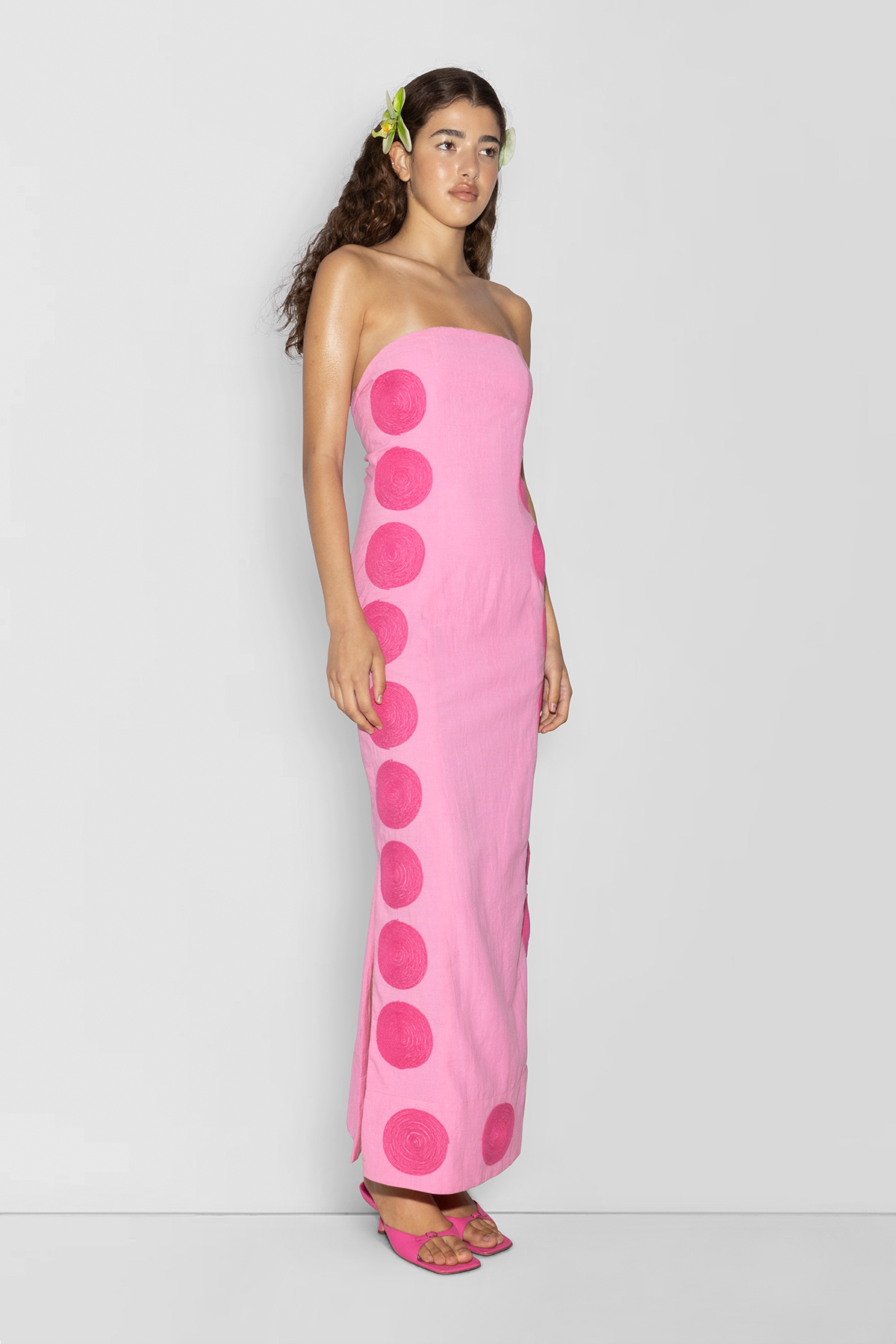 Filipa besticktes Maxikleid - Floss
