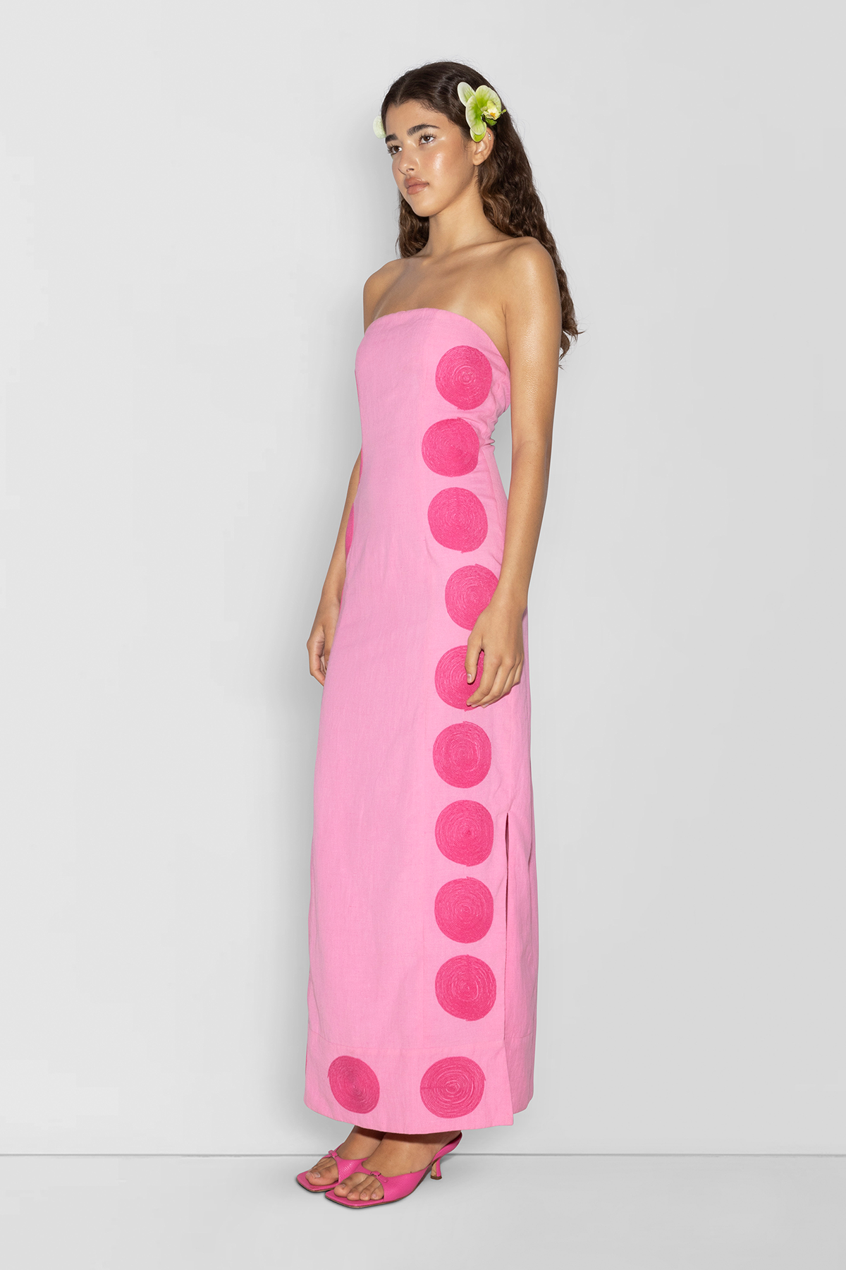 Filipa besticktes Maxikleid - Floss