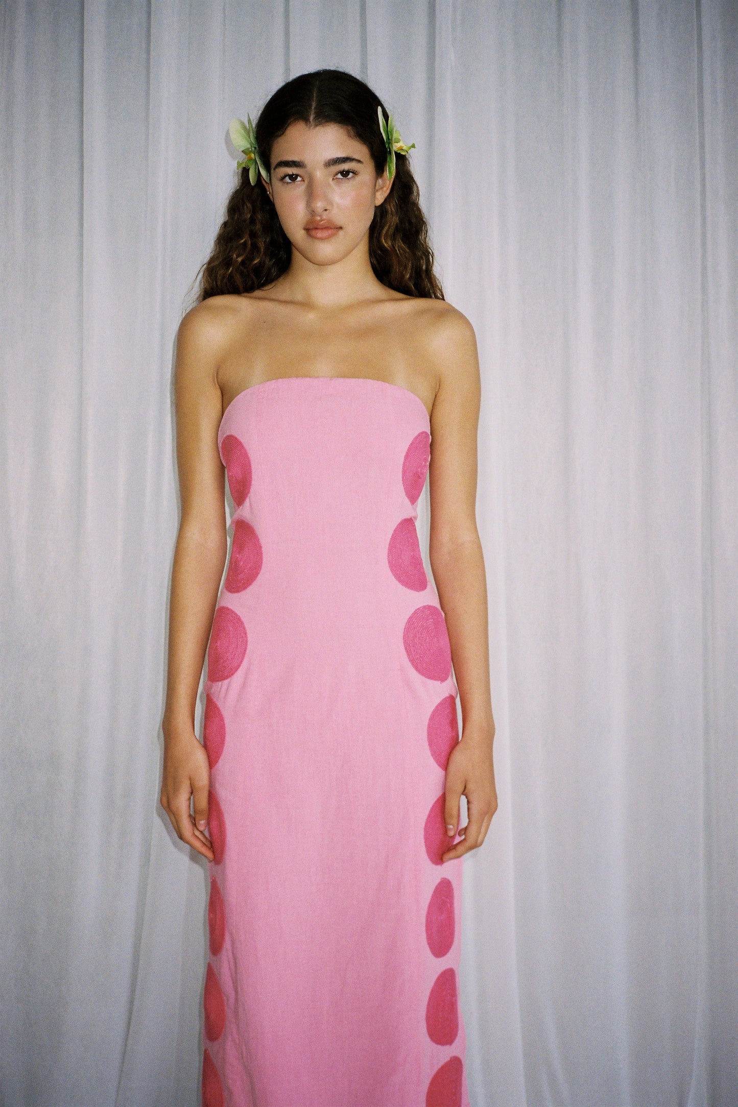 Filipa besticktes Maxikleid - Floss