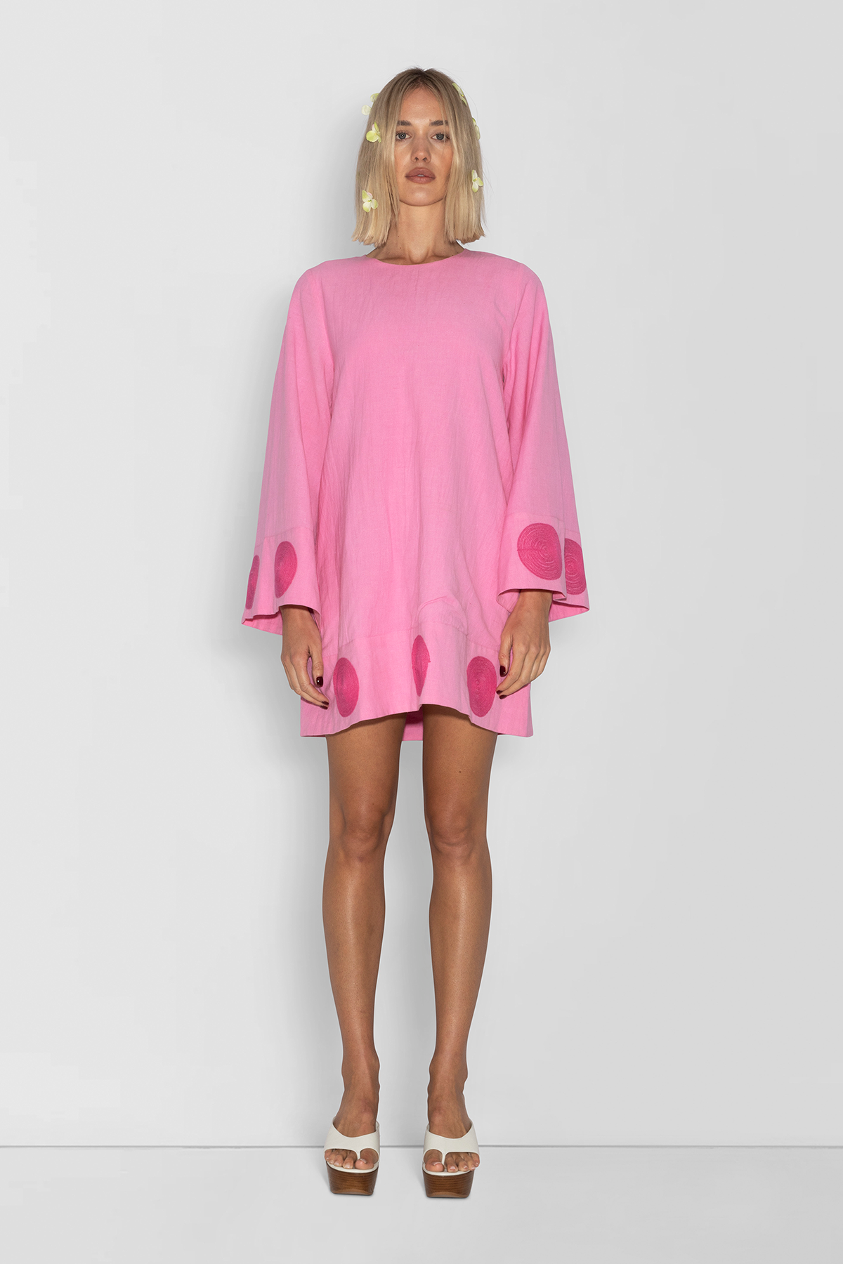 Besticktes Filipa-Minikleid – Floss