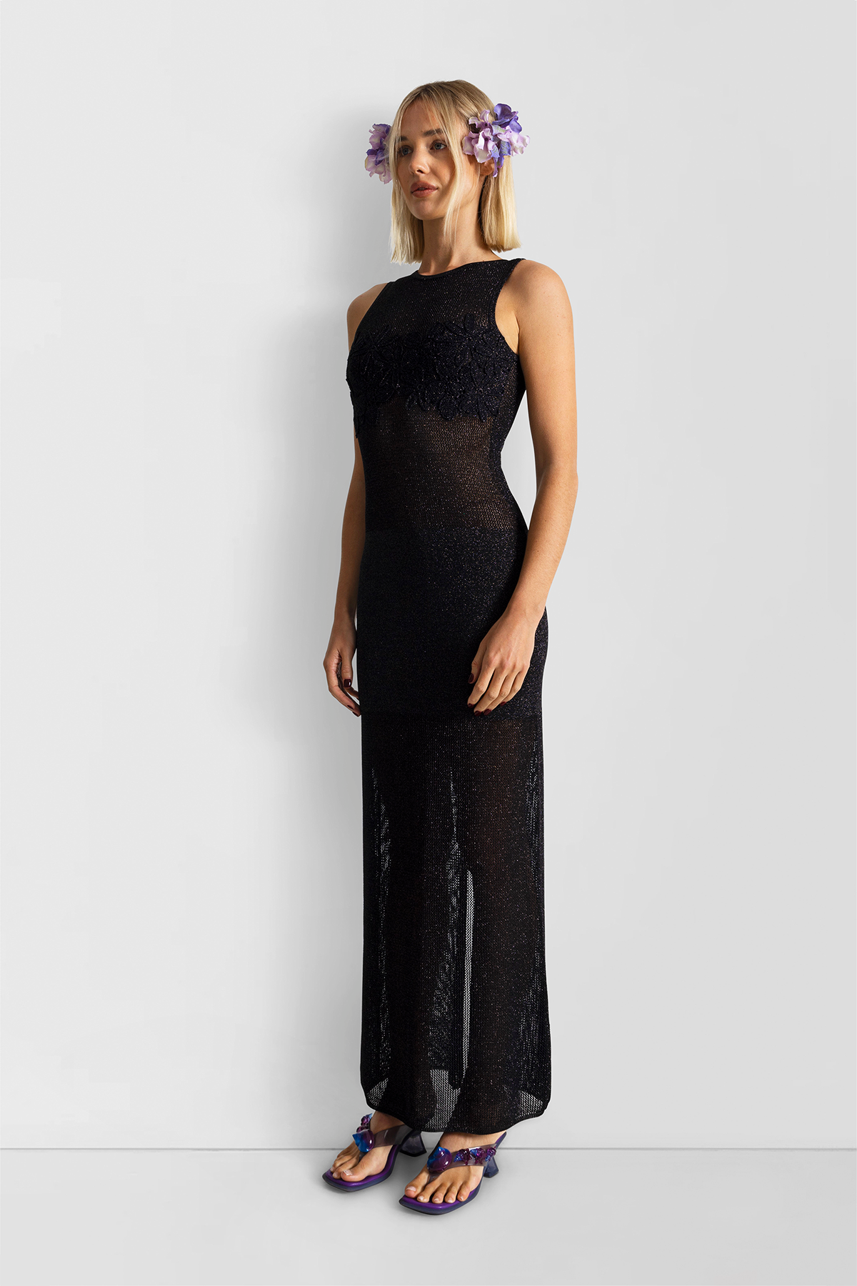 Iris Maxikleid - Noir