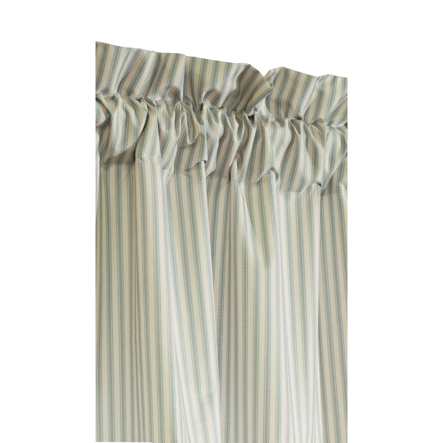 ThermaLogic Fenstervorhang-Set mit Streifen und Stangenaufsatz